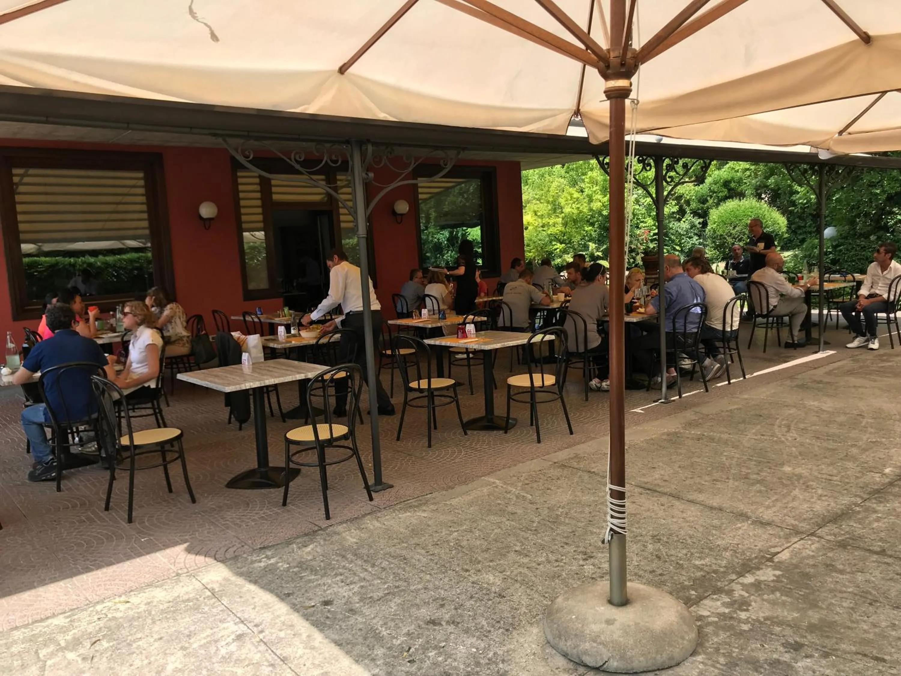 Garden in Il Leone D'Oro