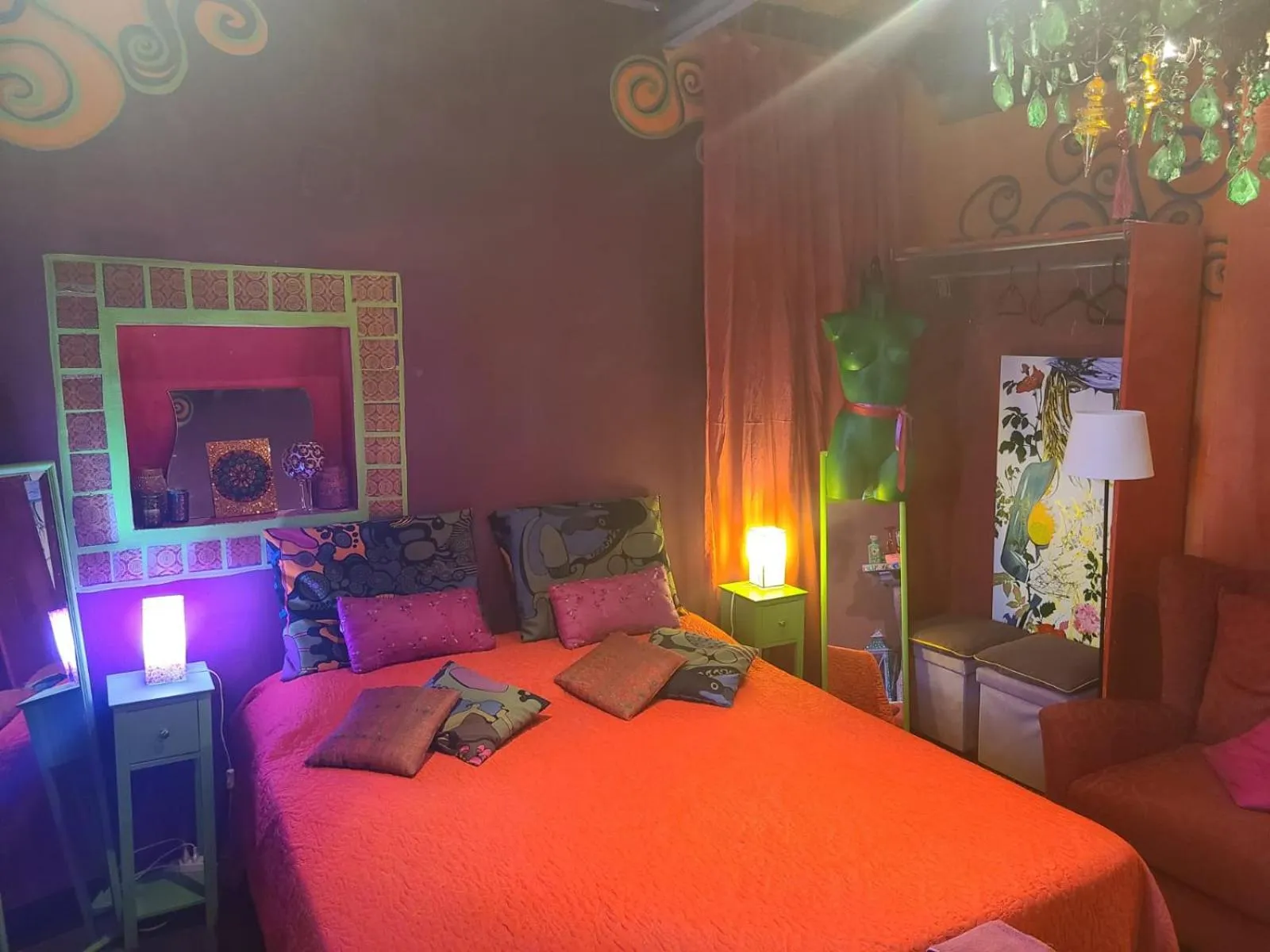 Bed in Suite d'Artista Calcata