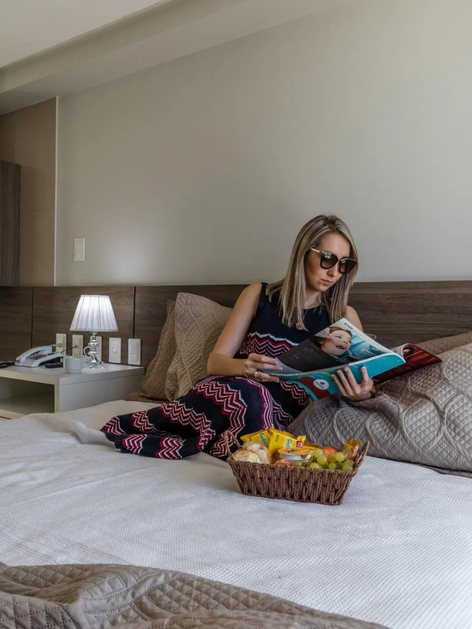 Bed in Oriental Praia Hotel