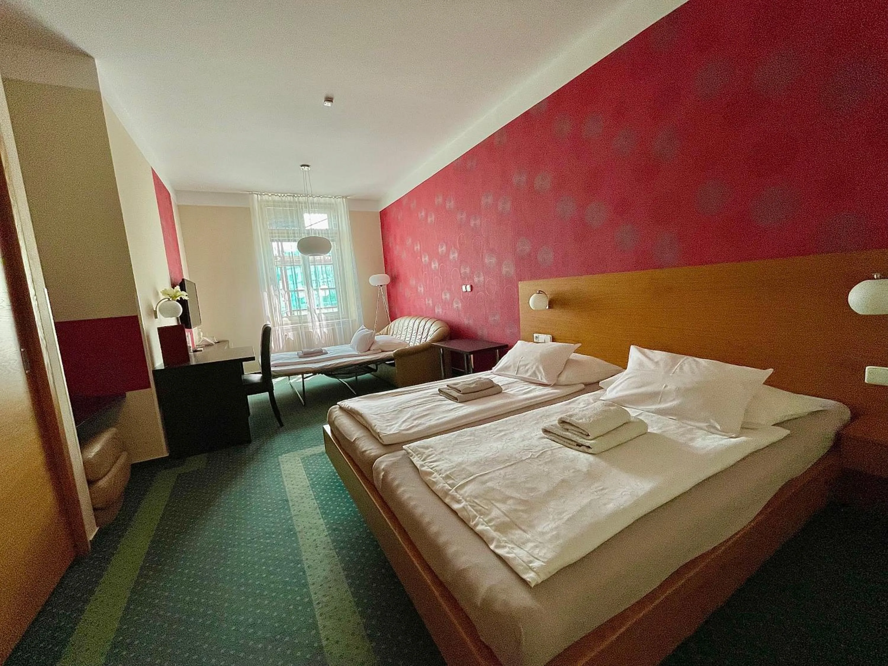 Bed in Hotel Vacek Pod Věží