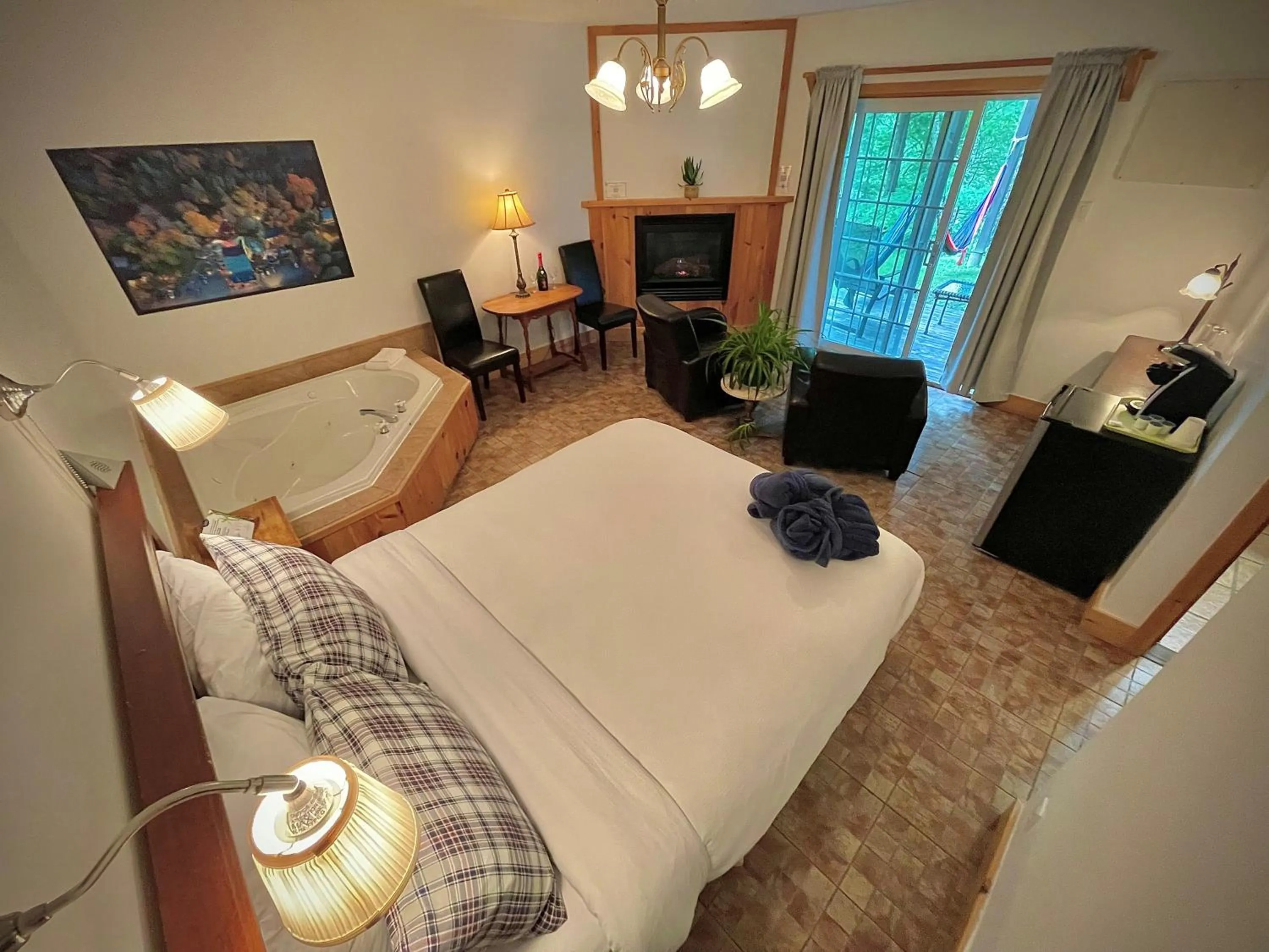 Bed in Auberge Spa & Beaux Reves