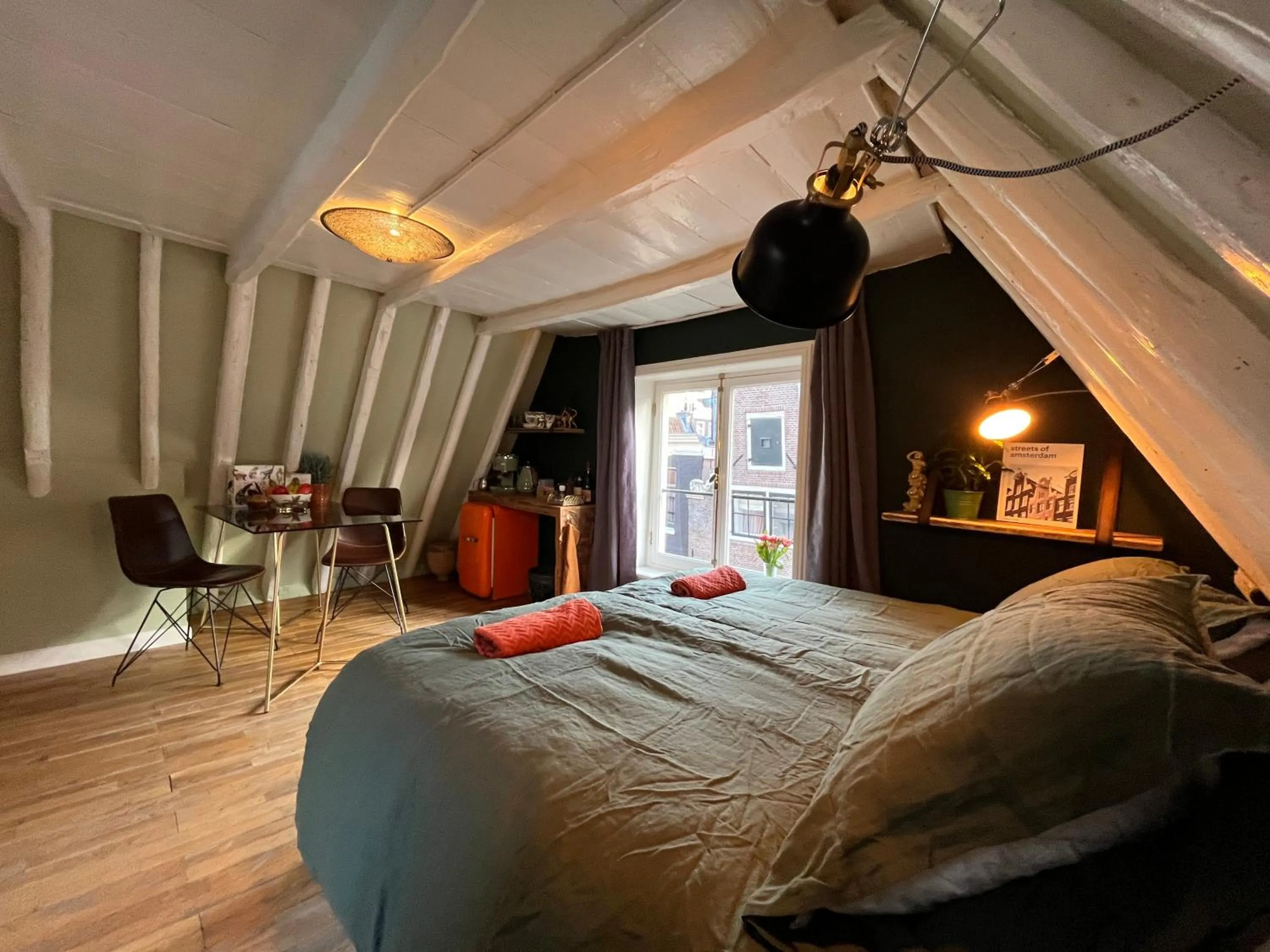 Bed in Attic Monkeys Lodge