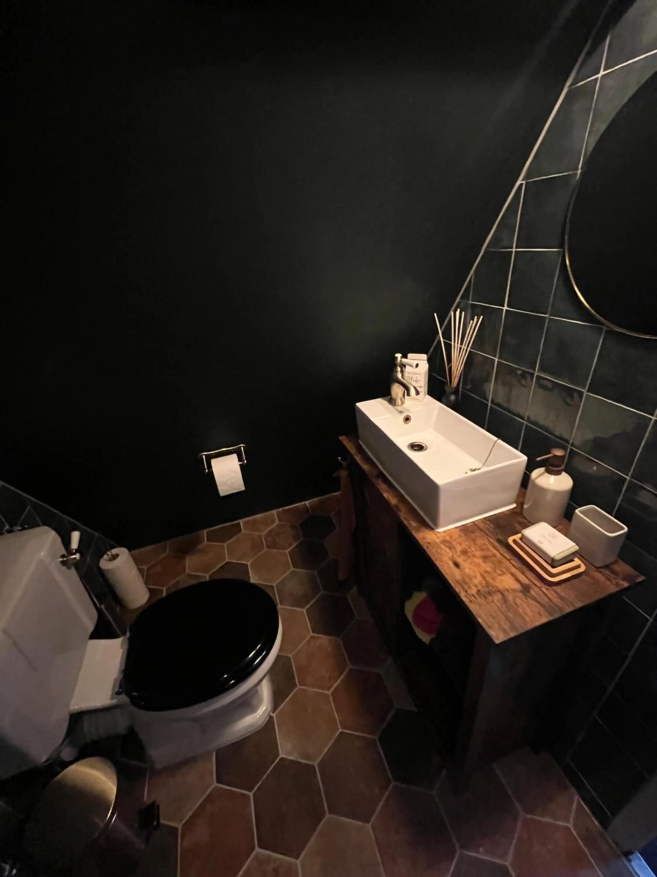 Bathroom in Attic Monkeys Lodge