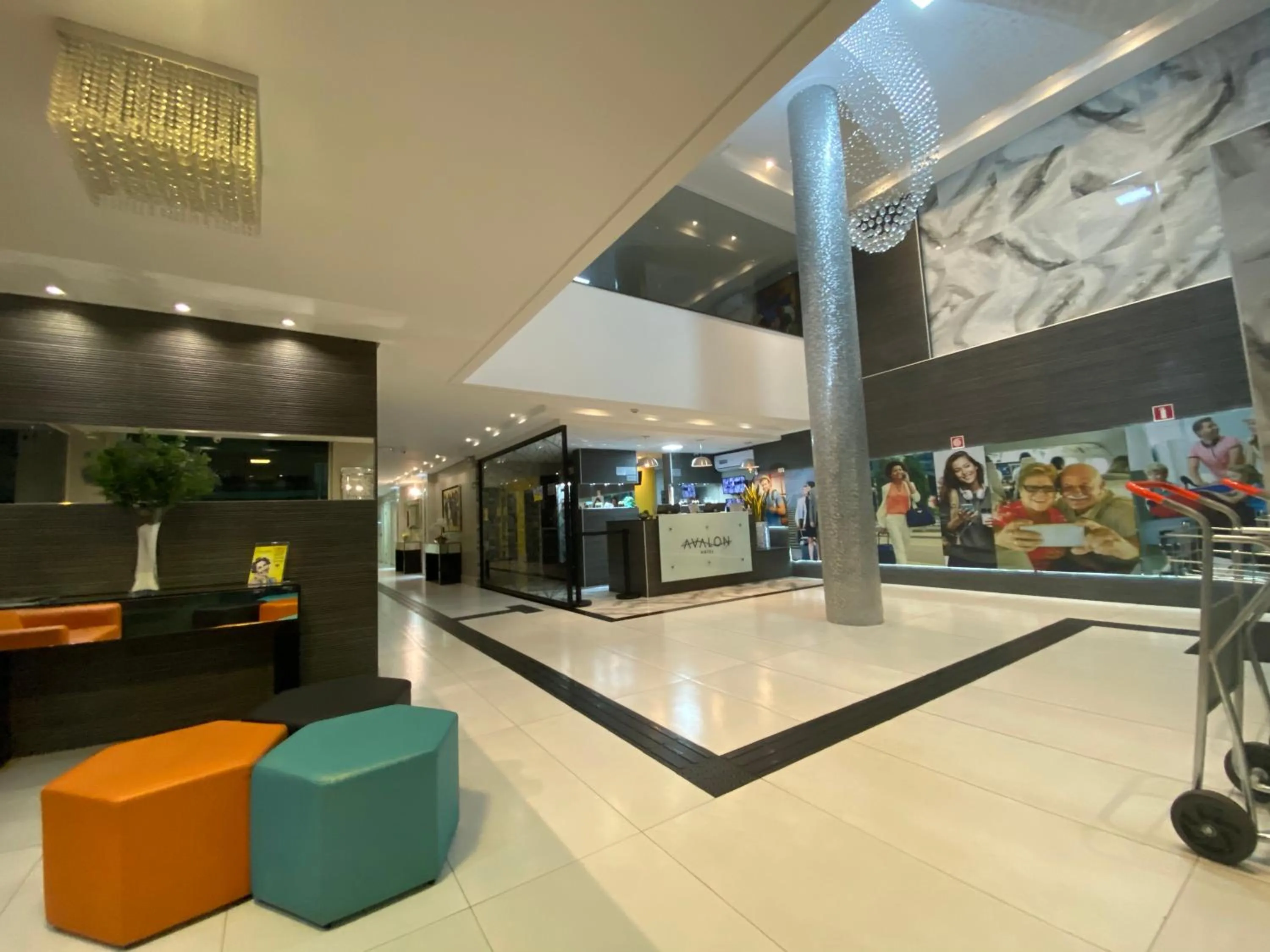 Decorative detail in Hotel Avalon Maringá Econômico