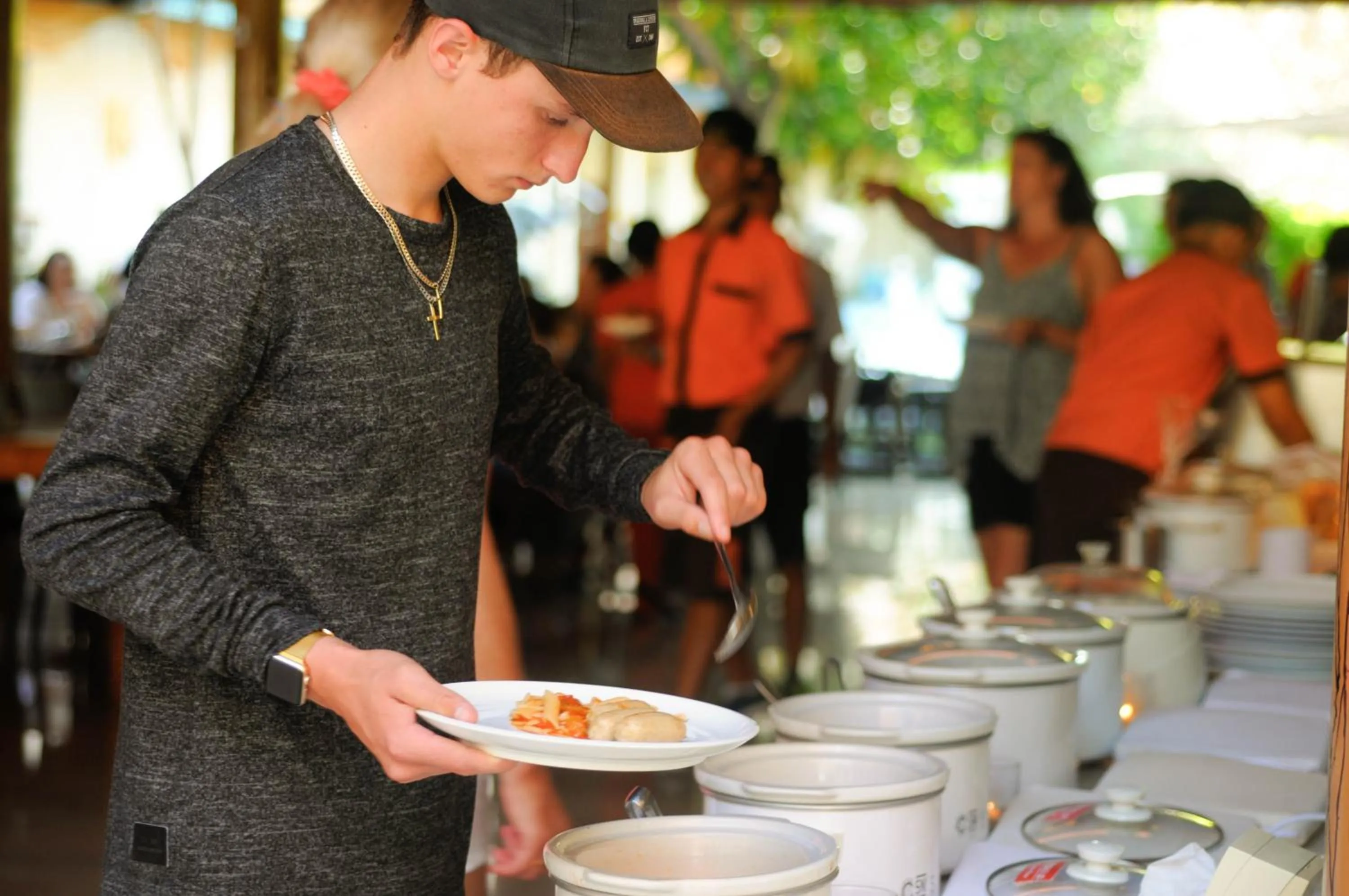 Breakfast in Green Garden Hotel