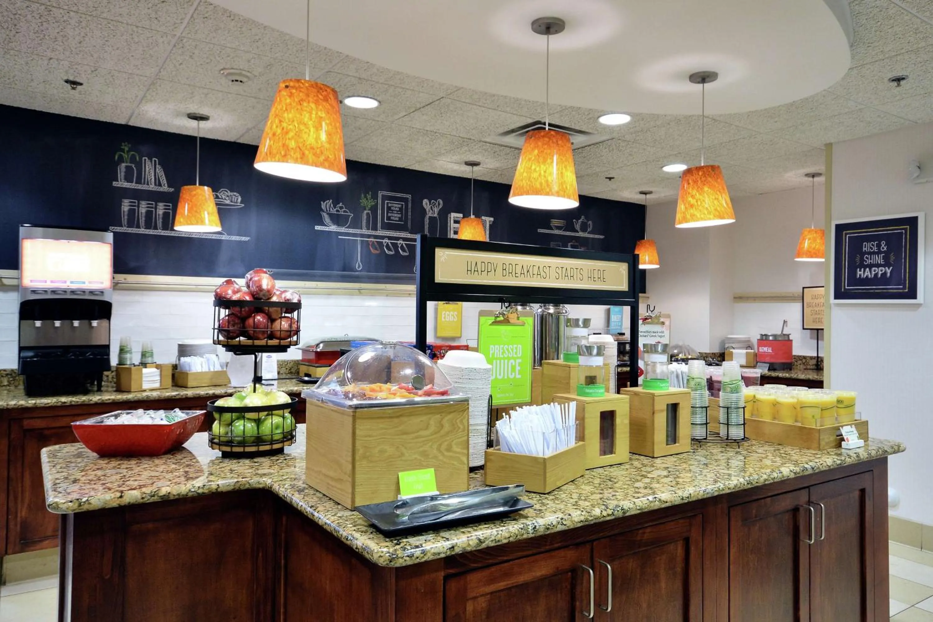 Breakfast in Hampton Inn Raleigh/Town of Wake Forest