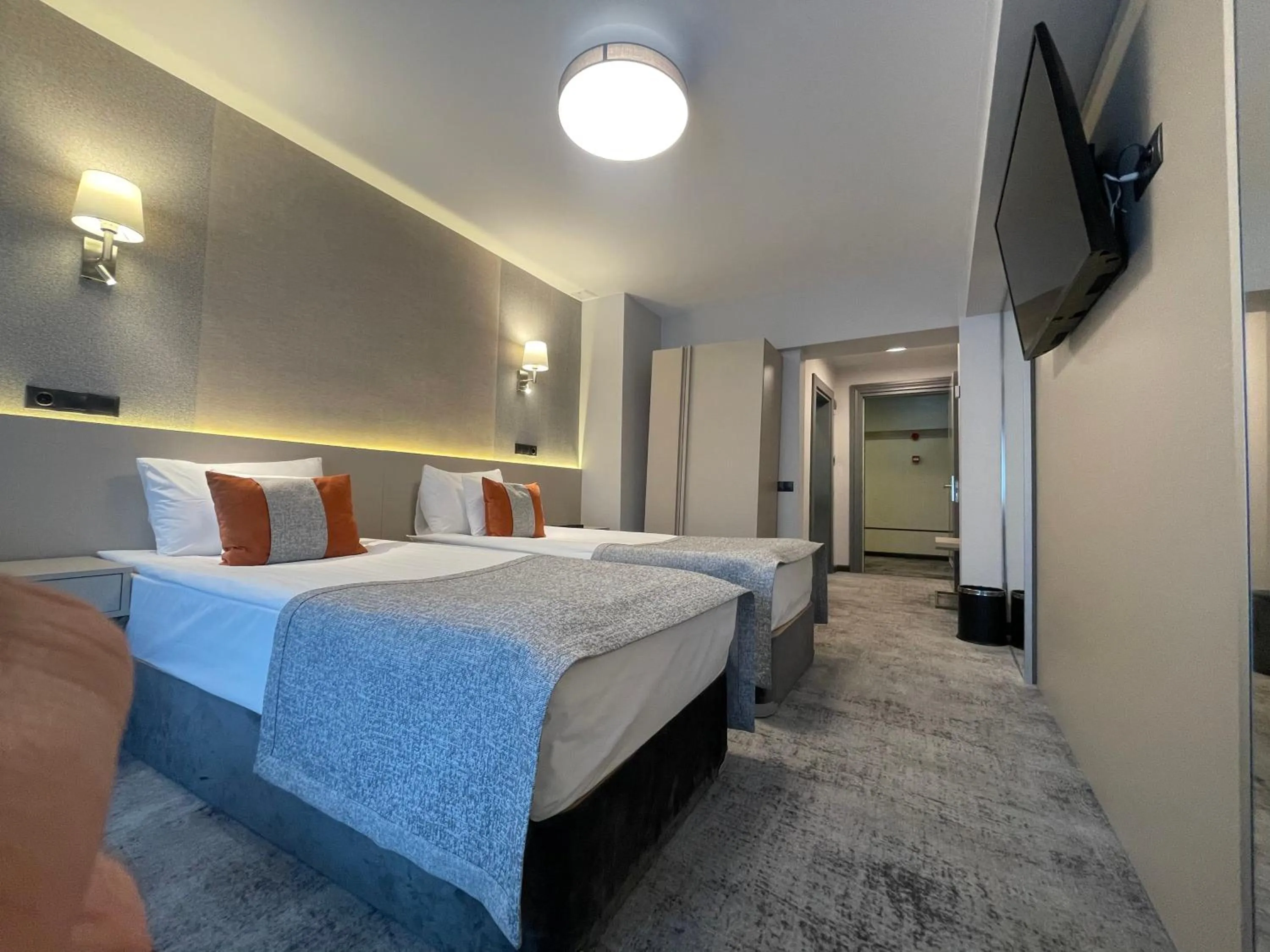 Bed in Hotel Univers