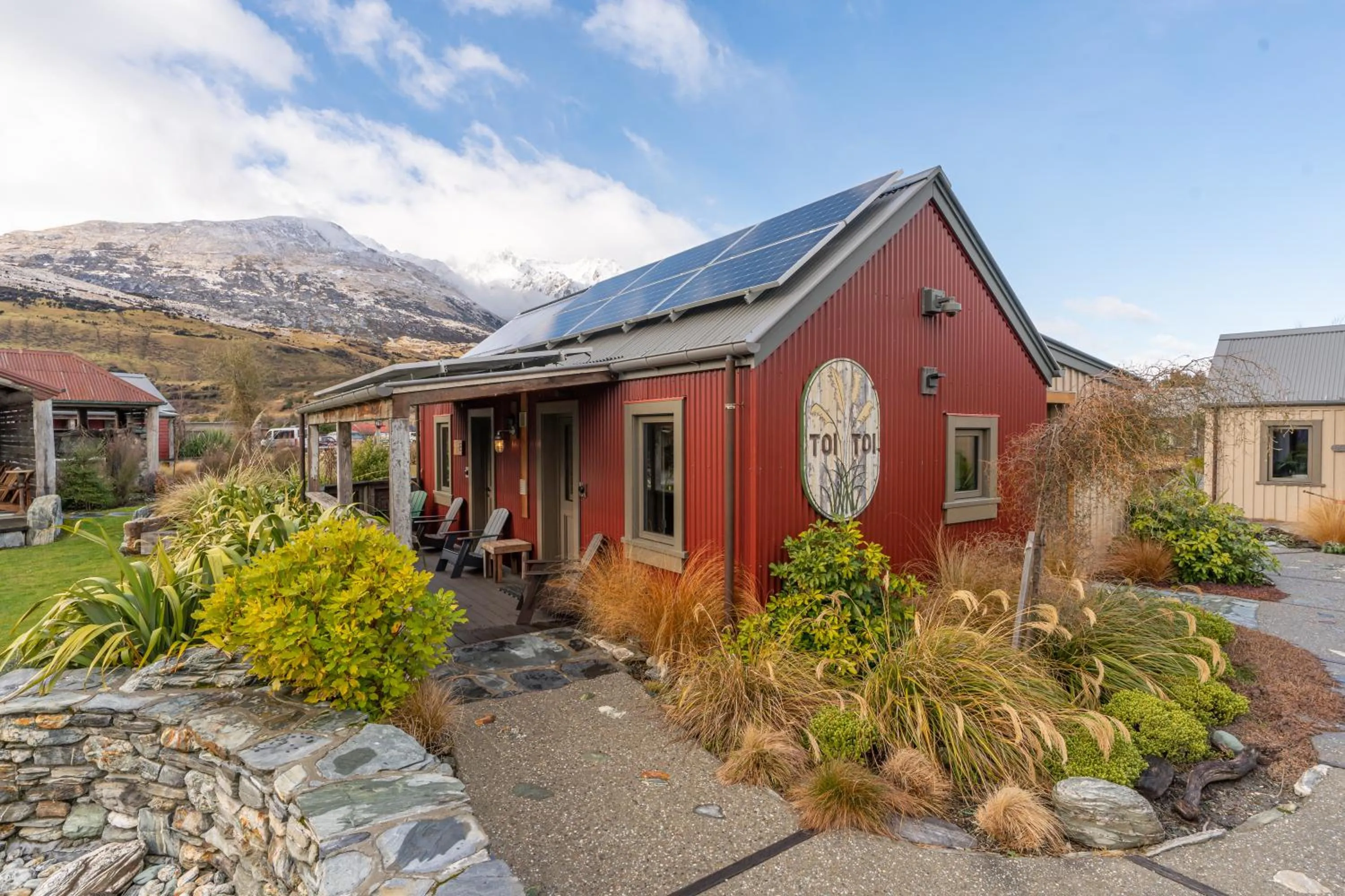 Bedroom in Headwaters Glenorchy Eco Lodge