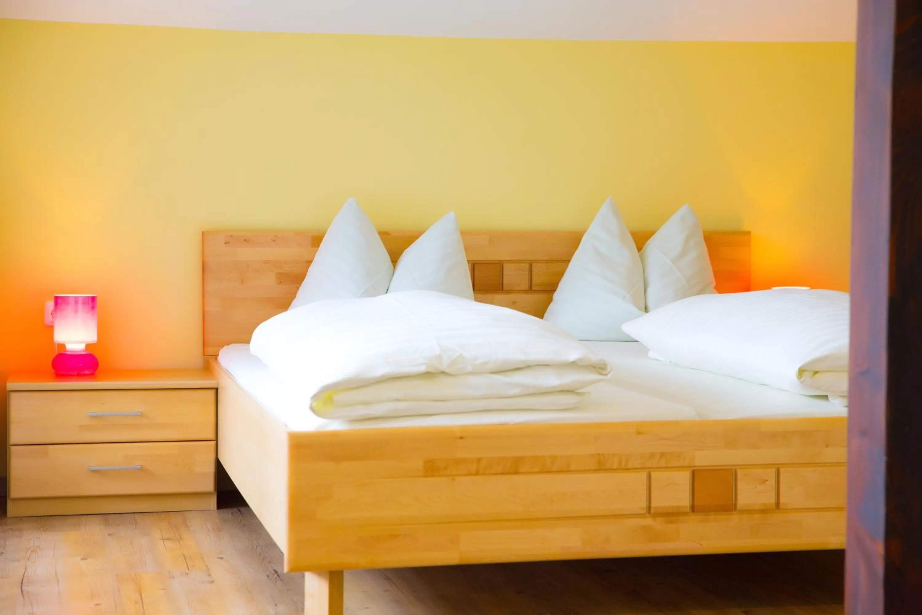 Bed in Hotel Moserwirt