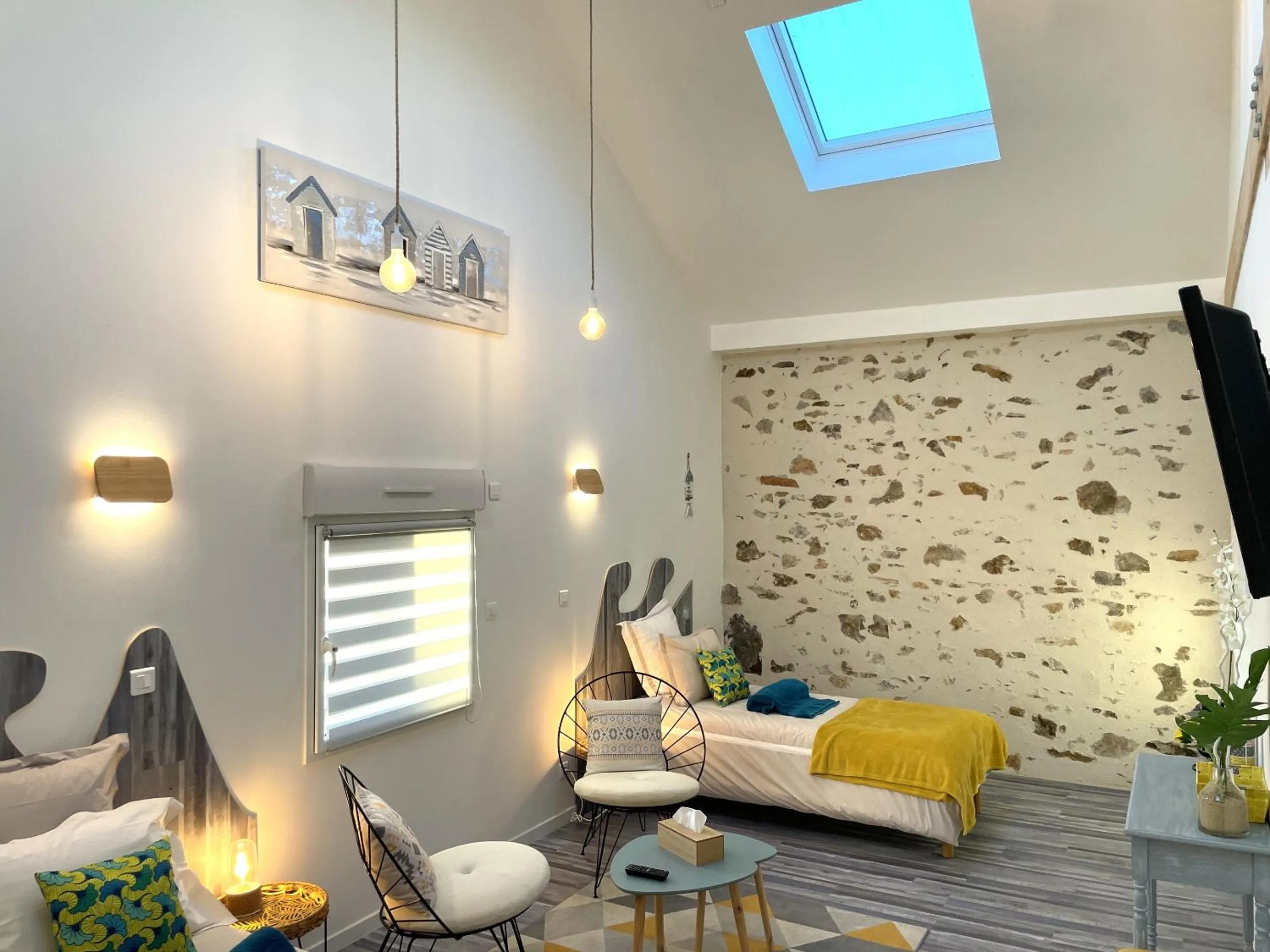 Bedroom, Bed in La Petite Félixière