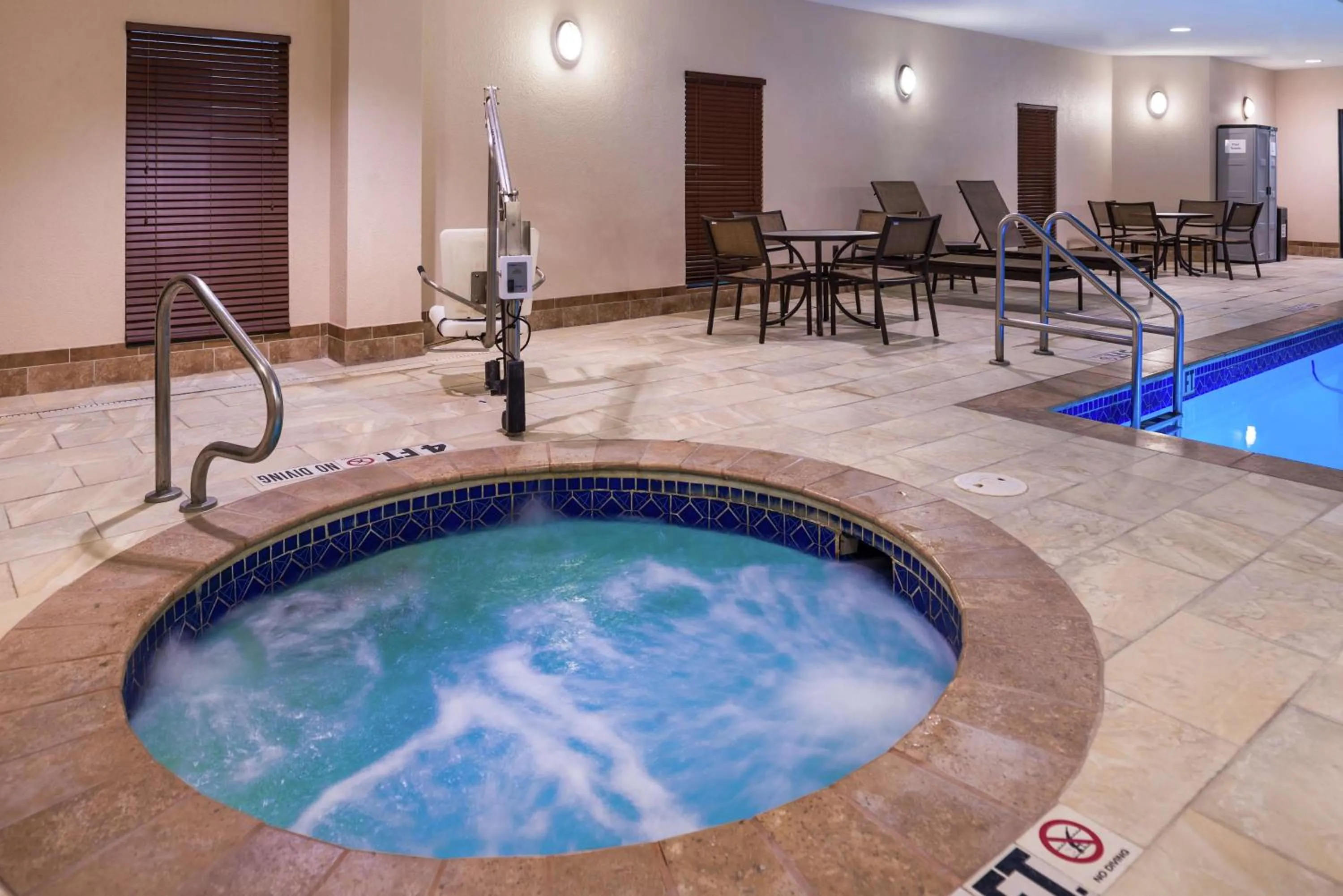 Pool view in Hampton Inn & Suites Big Spring