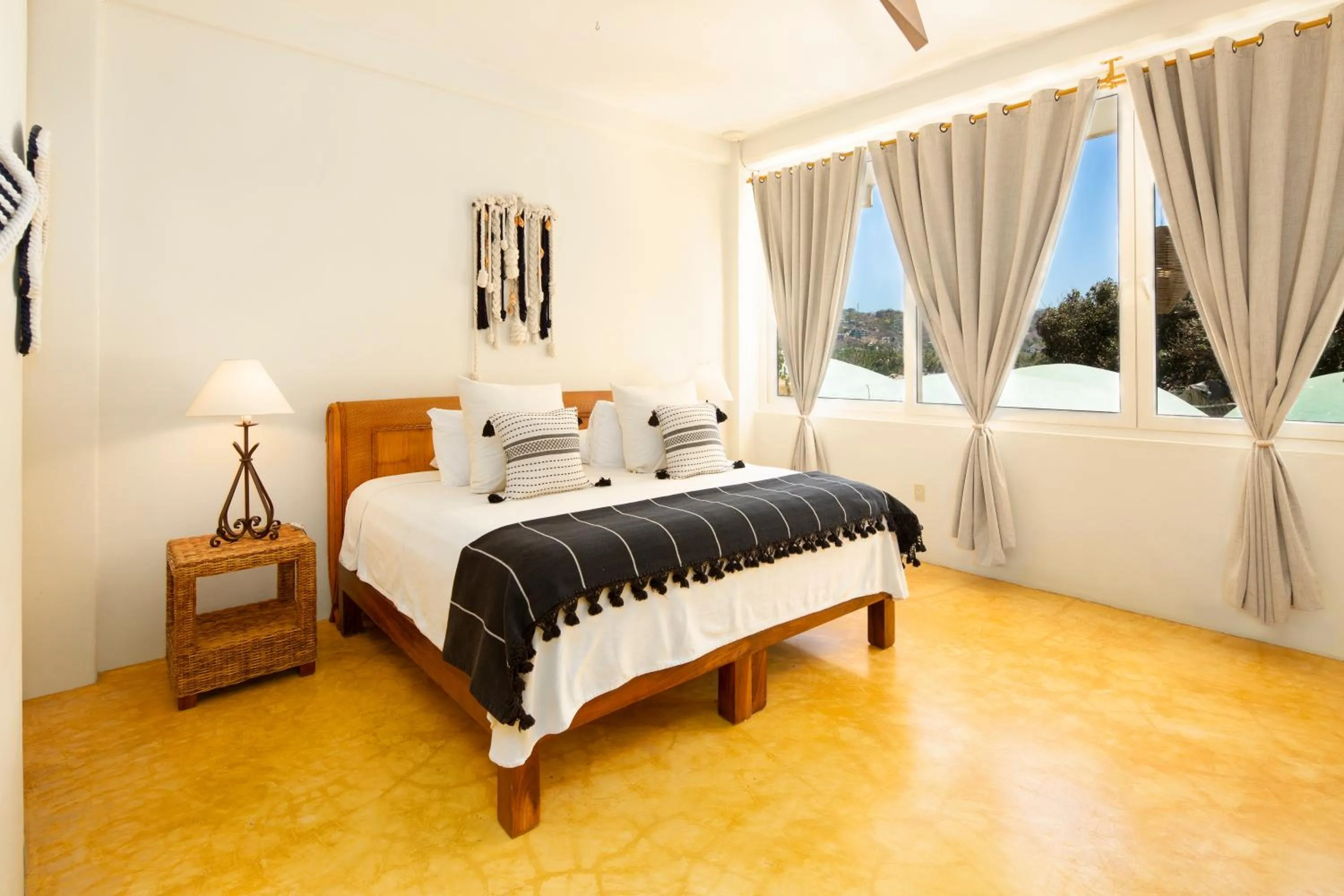 Bed in Villa Amor