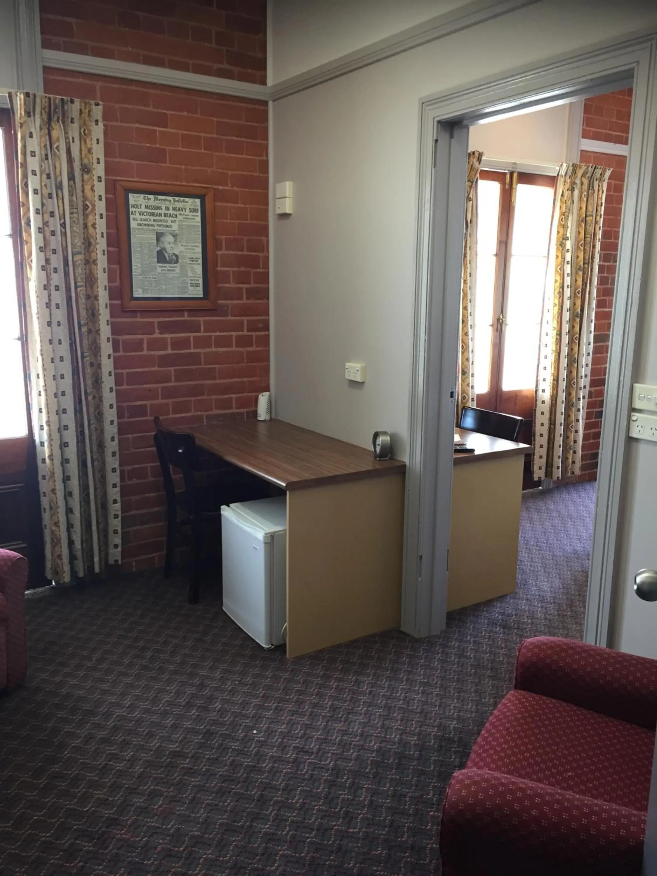 Living room in Heritage Hotel Rockhampton