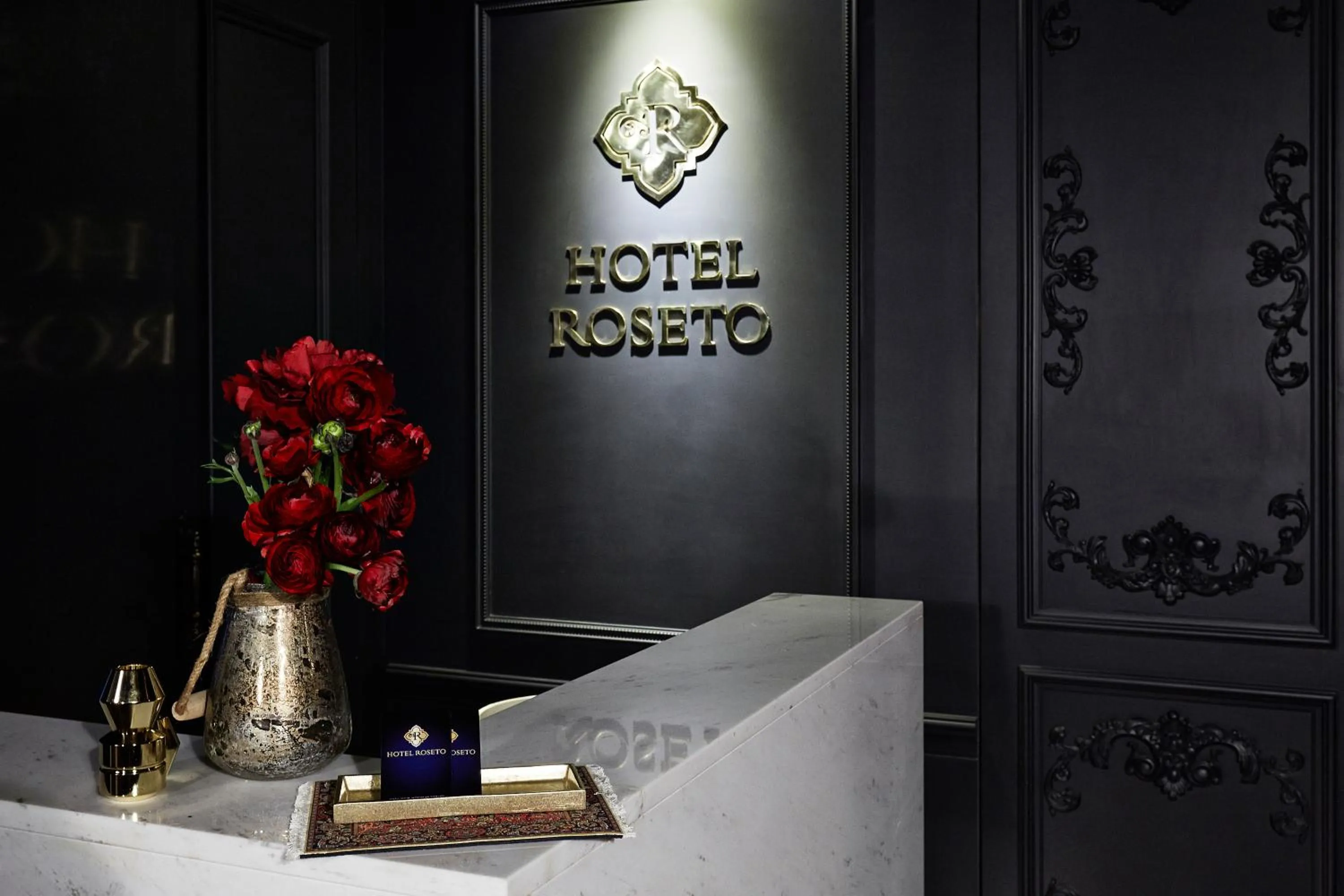 Lobby or reception in Roseto Hotel