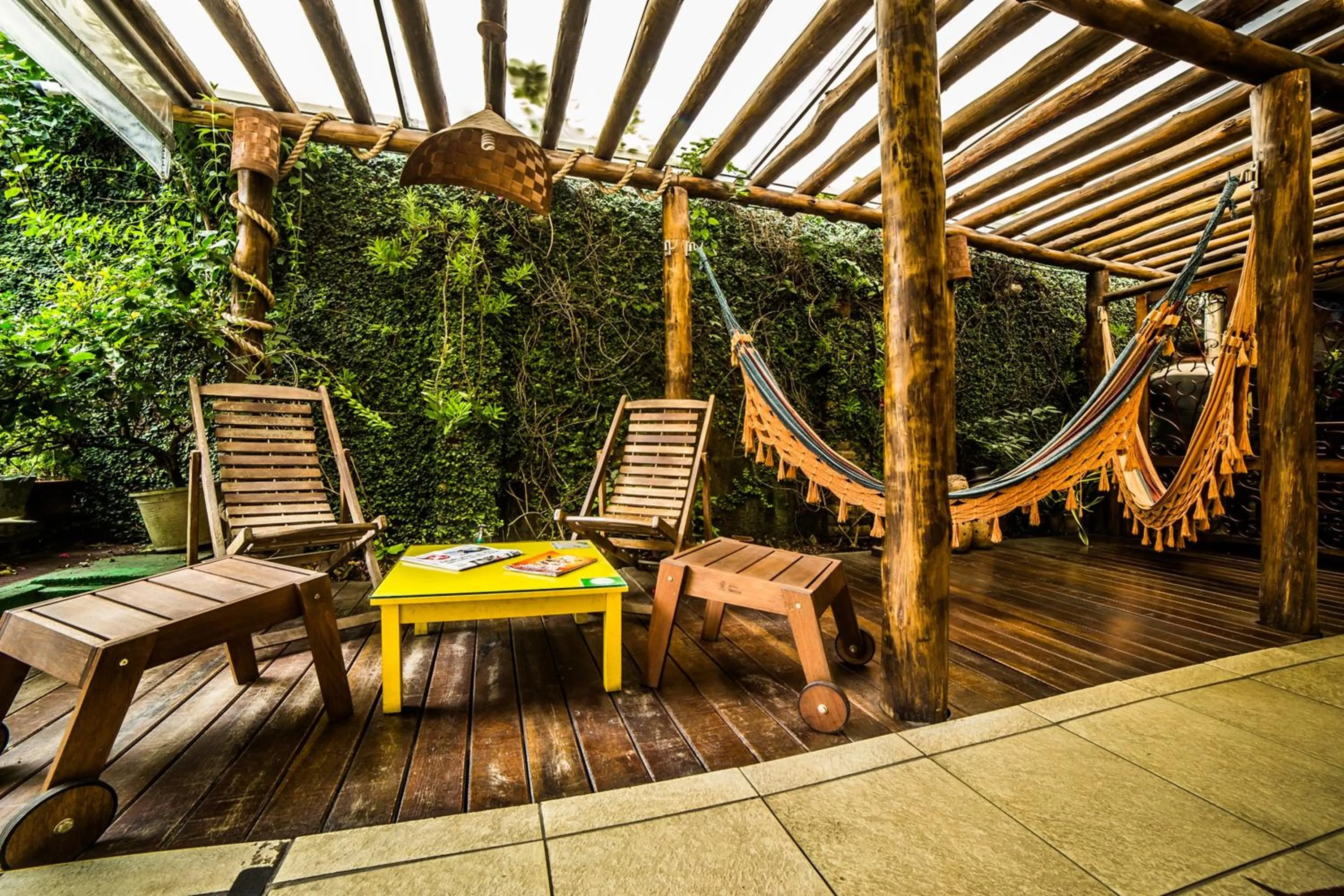 Balcony/Terrace in Pousada Baobá e SPA