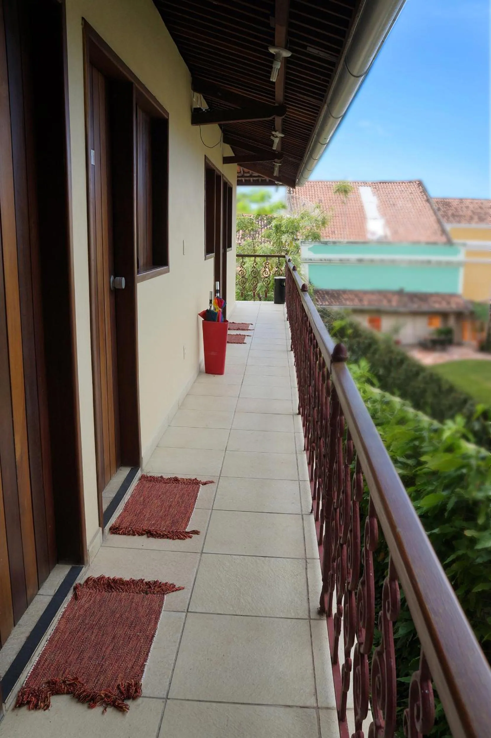 Balcony/Terrace in Pousada Baobá e SPA
