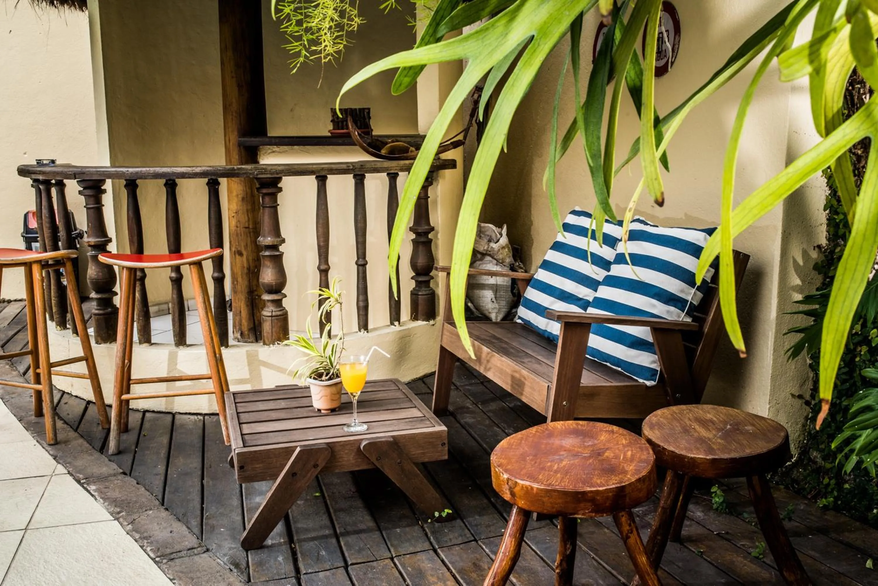 Patio in Pousada Baobá e SPA