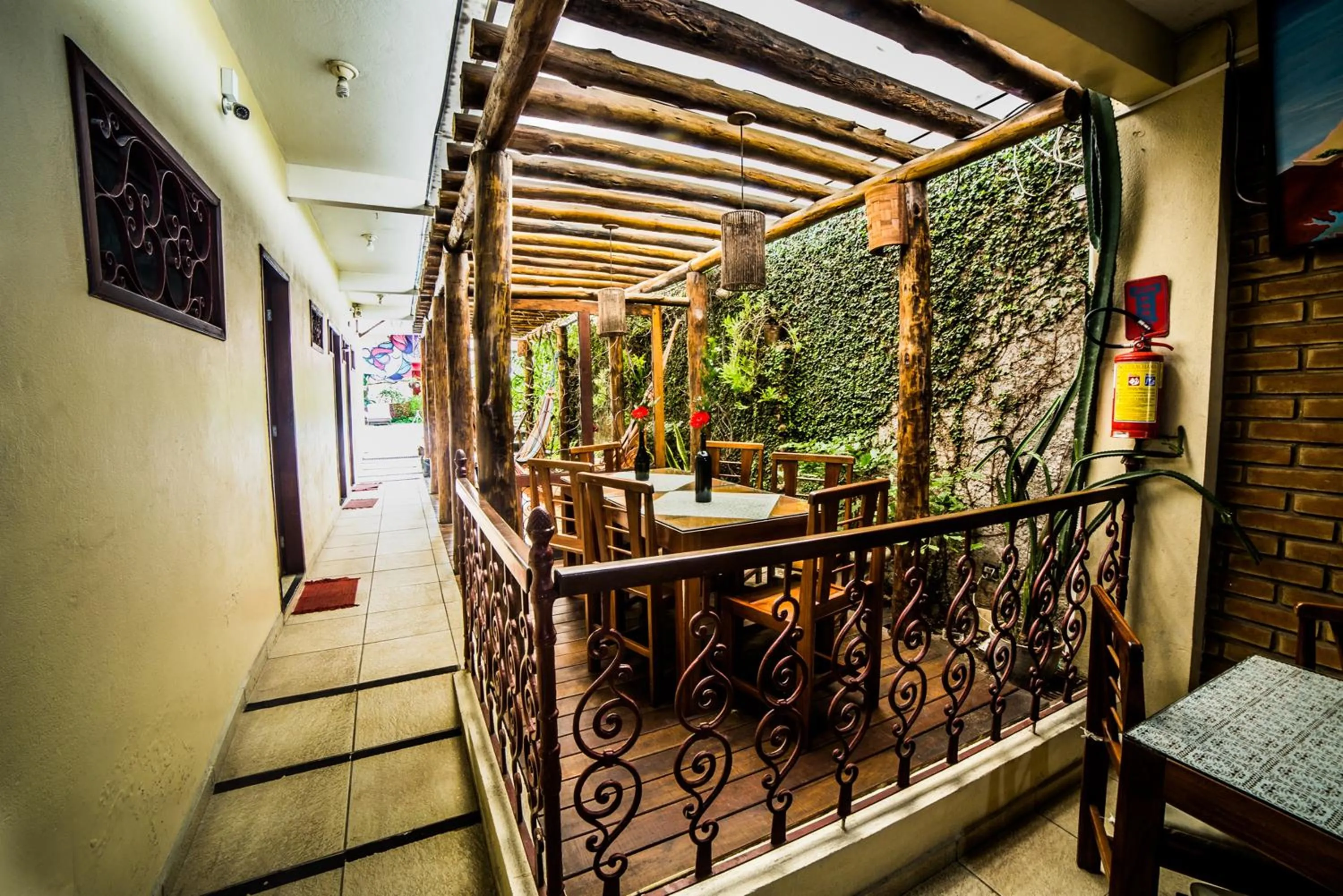 Balcony/Terrace in Pousada Baobá e SPA