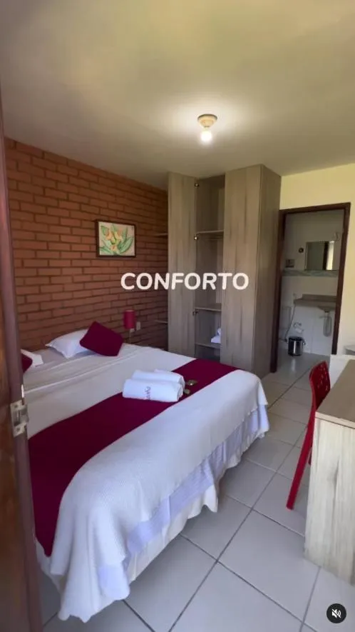 Bed in Pousada Baobá e SPA