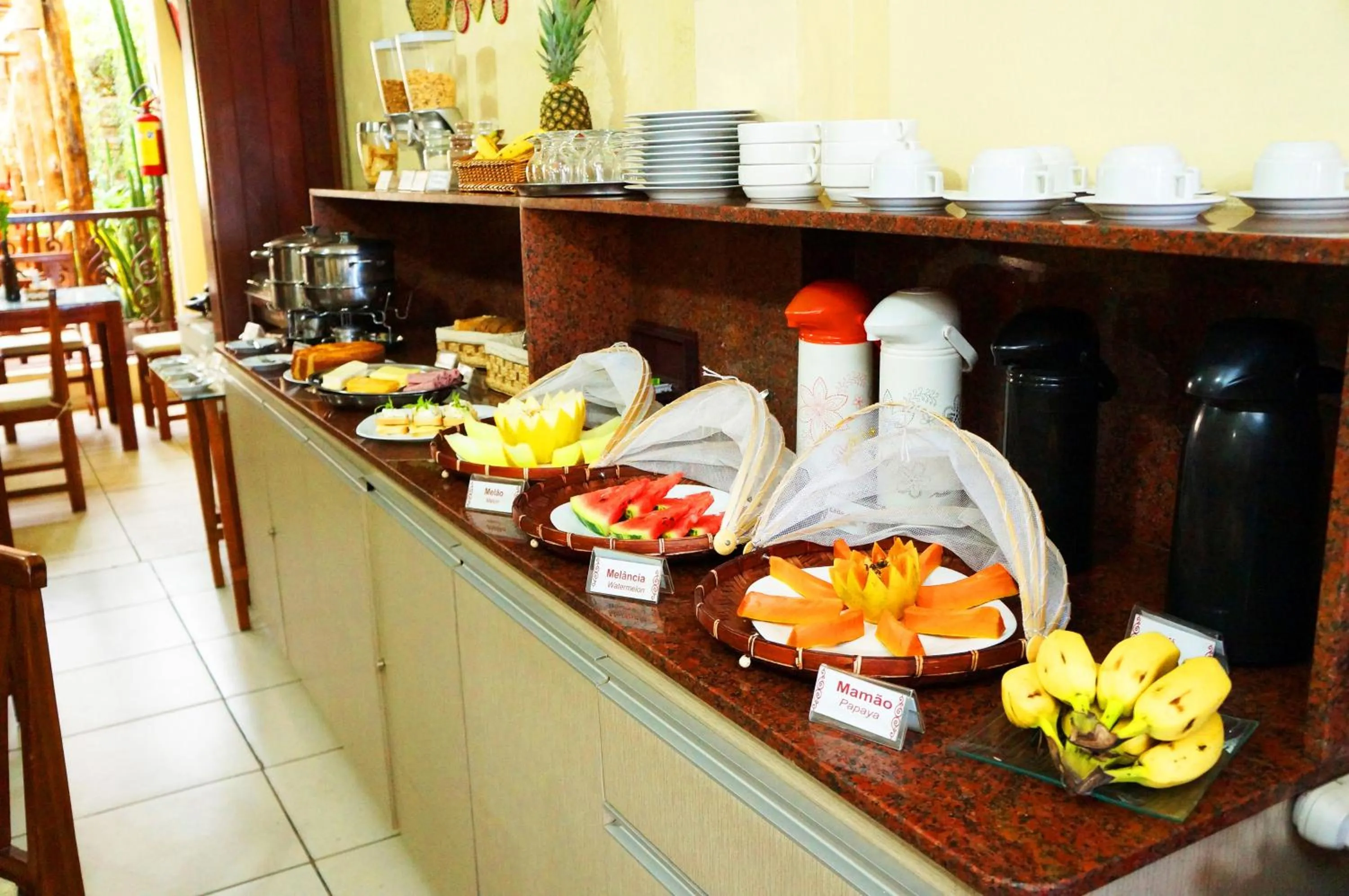 Restaurant/places to eat in Pousada Baobá e SPA