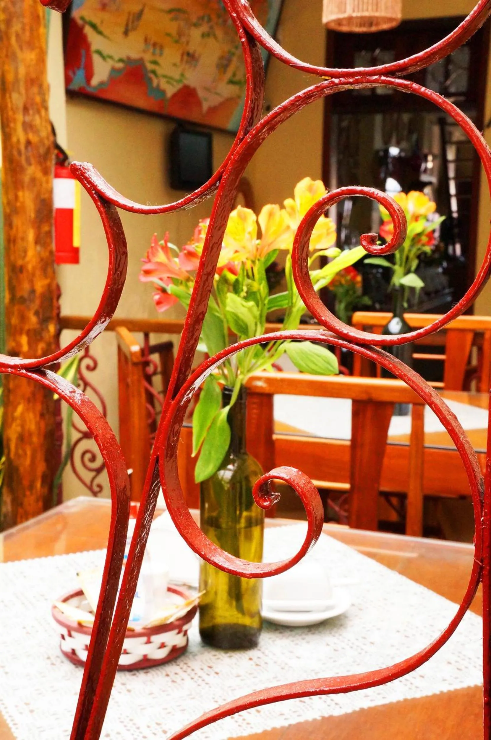 Lobby or reception in Pousada Baobá e SPA