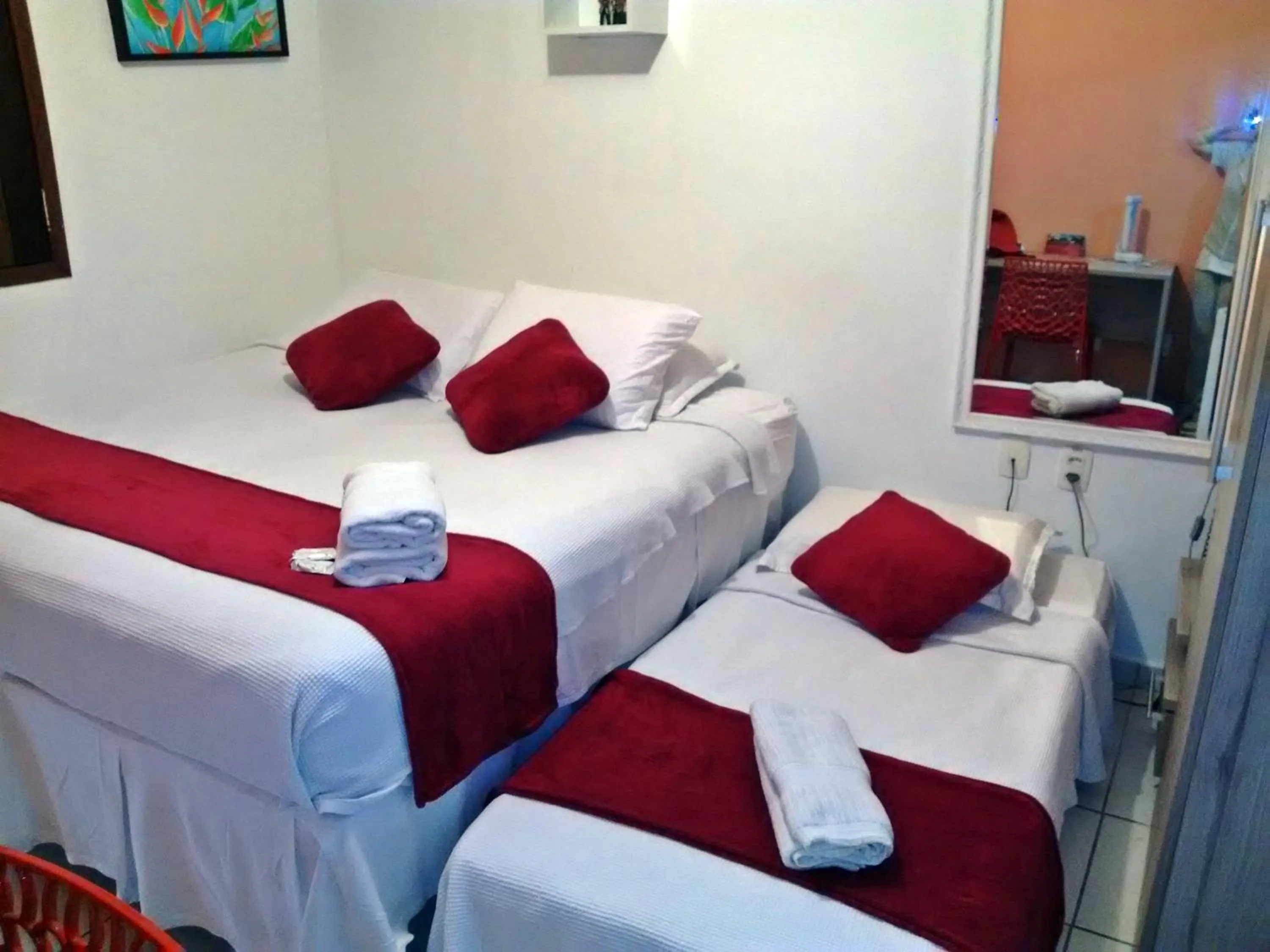 Bed in Pousada Baobá e SPA