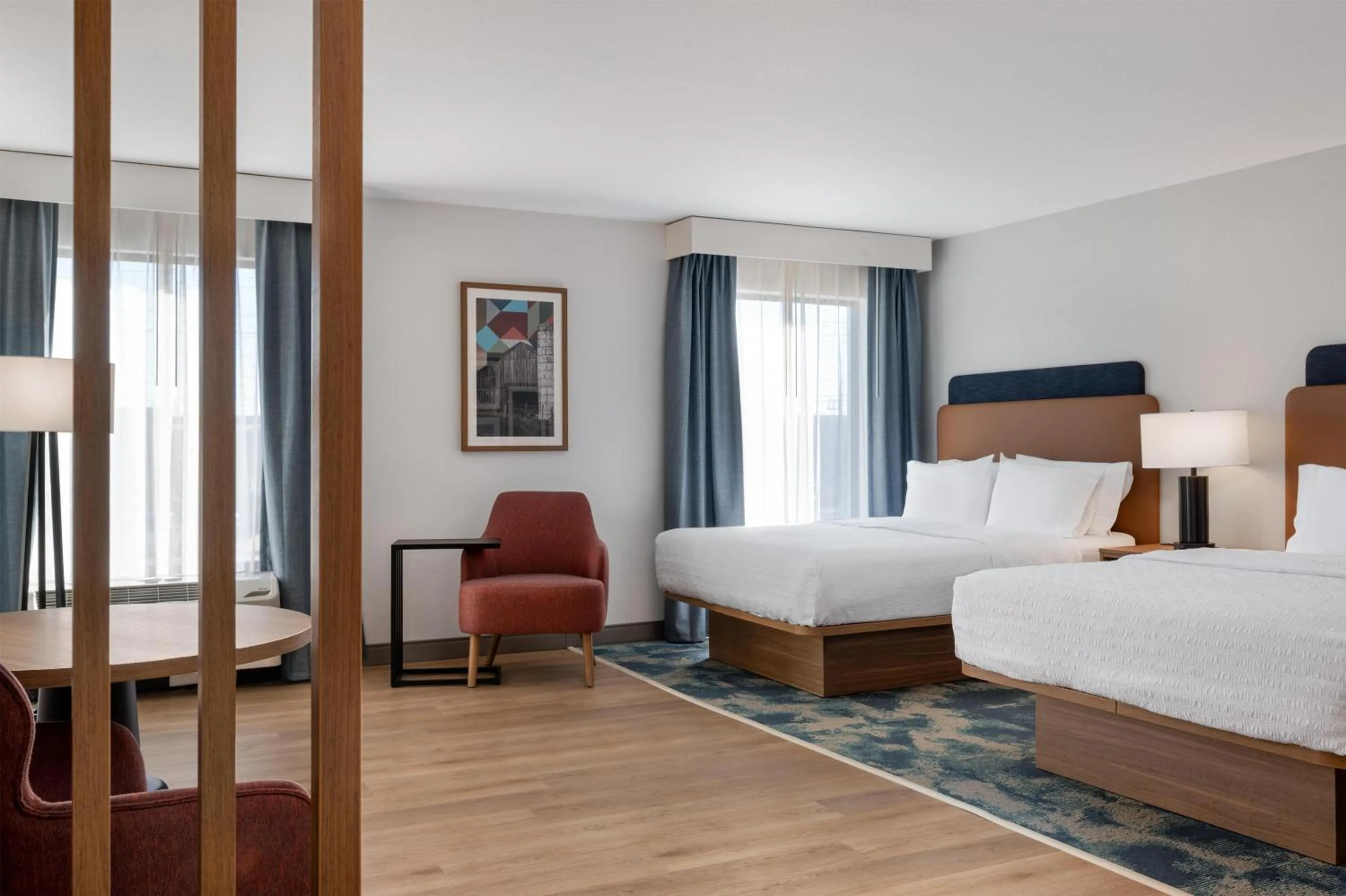 Bed in Hampton Inn Owensboro