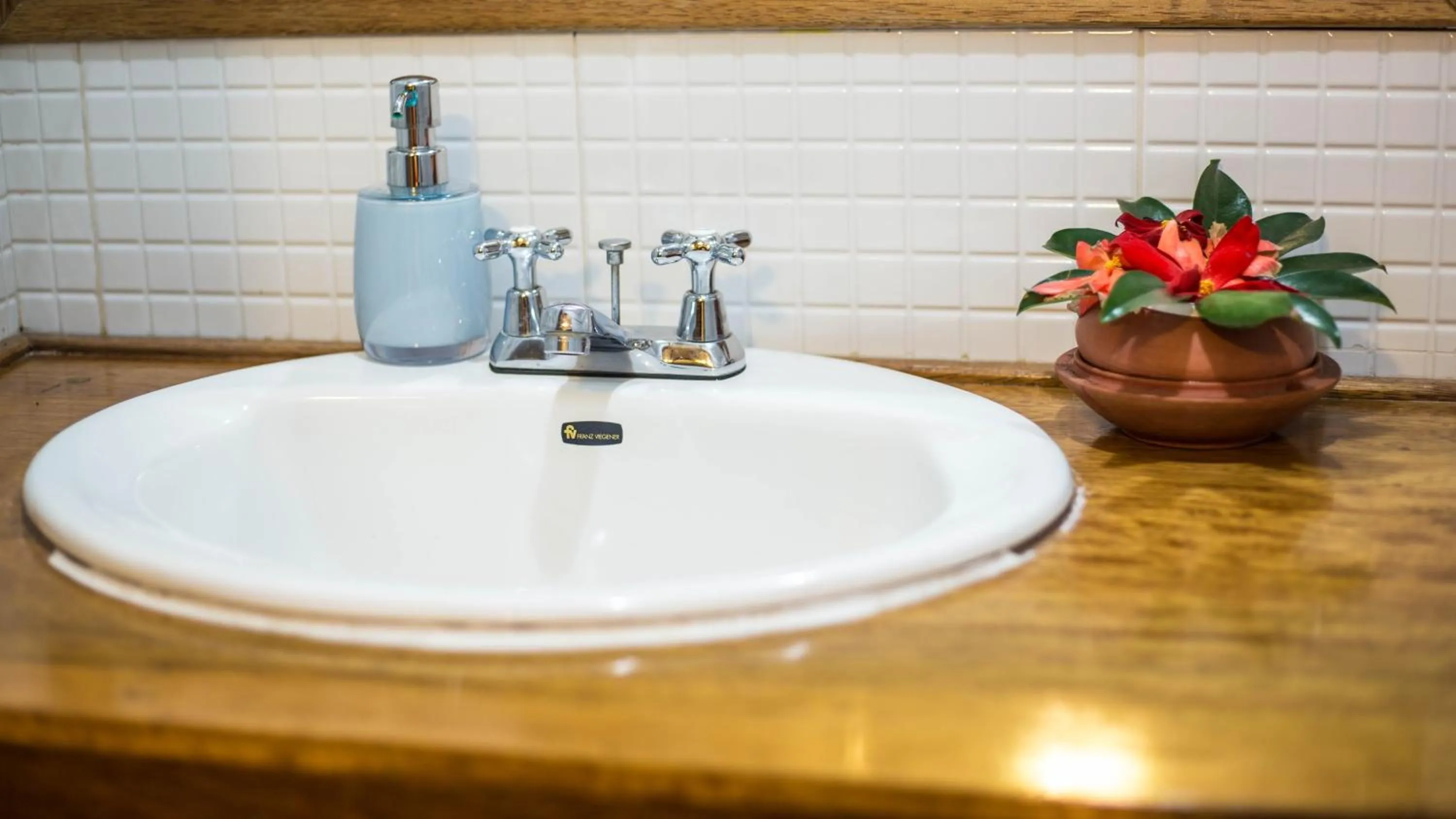 Bathroom in Eco-Hotel Pension Alemana