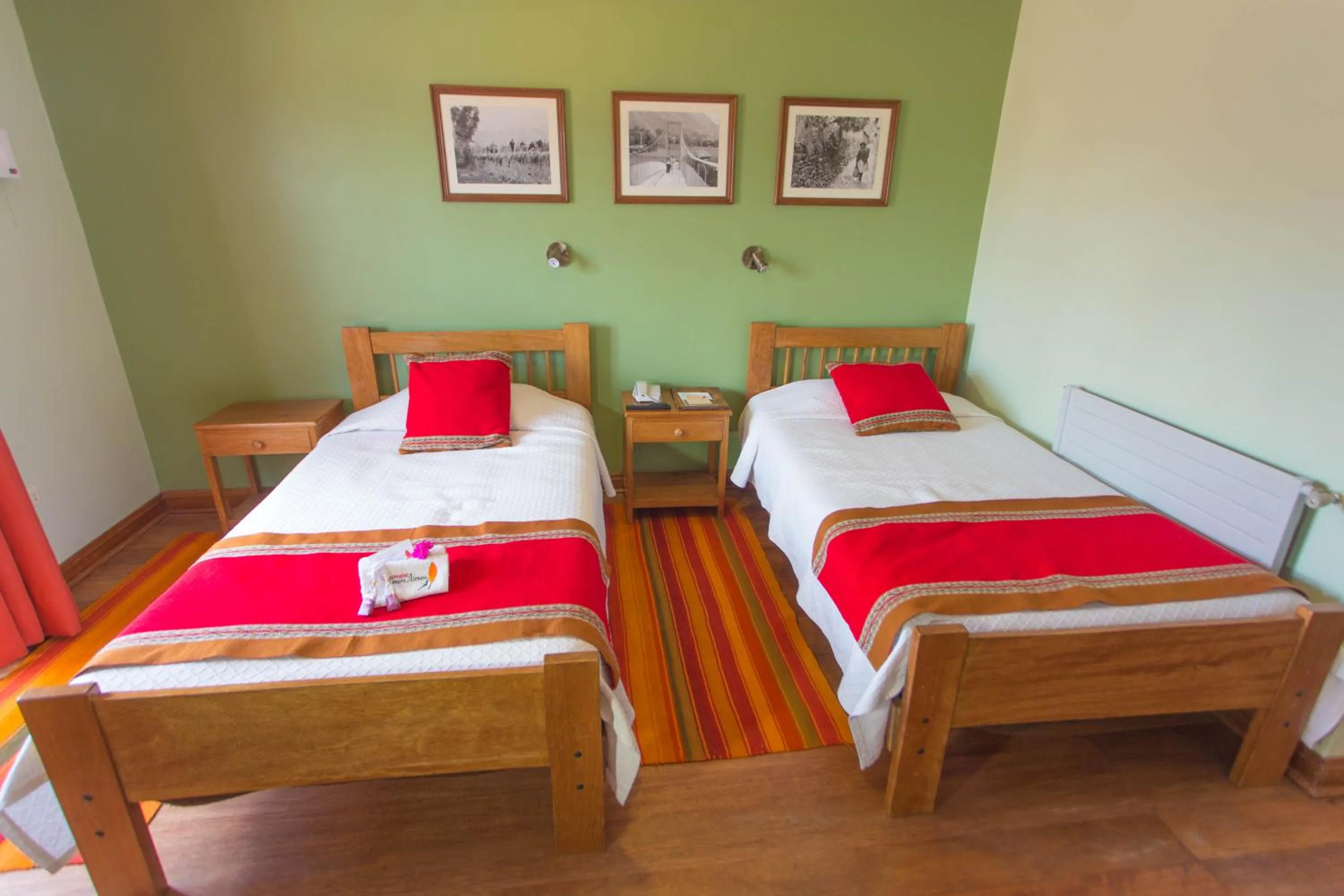 Bed in Eco-Hotel Pension Alemana