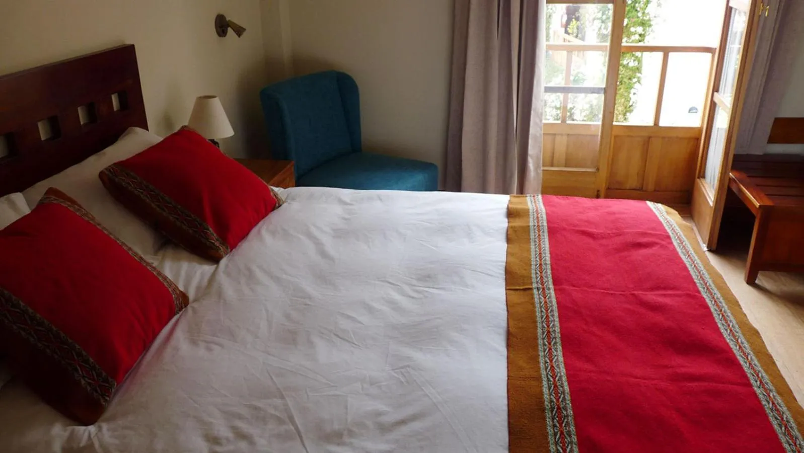 Bed in Eco-Hotel Pension Alemana
