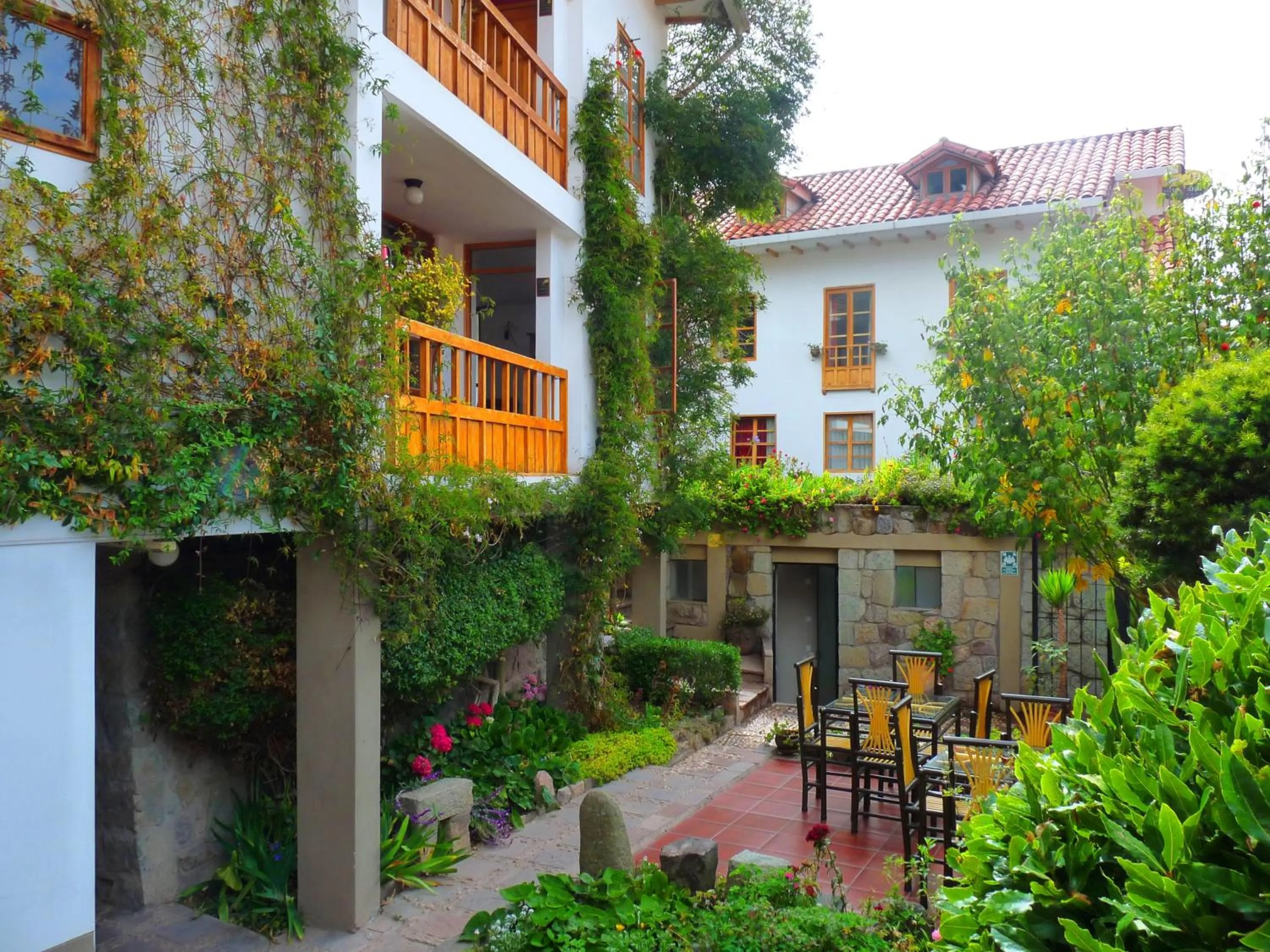 Balcony/Terrace in Eco-Hotel Pension Alemana