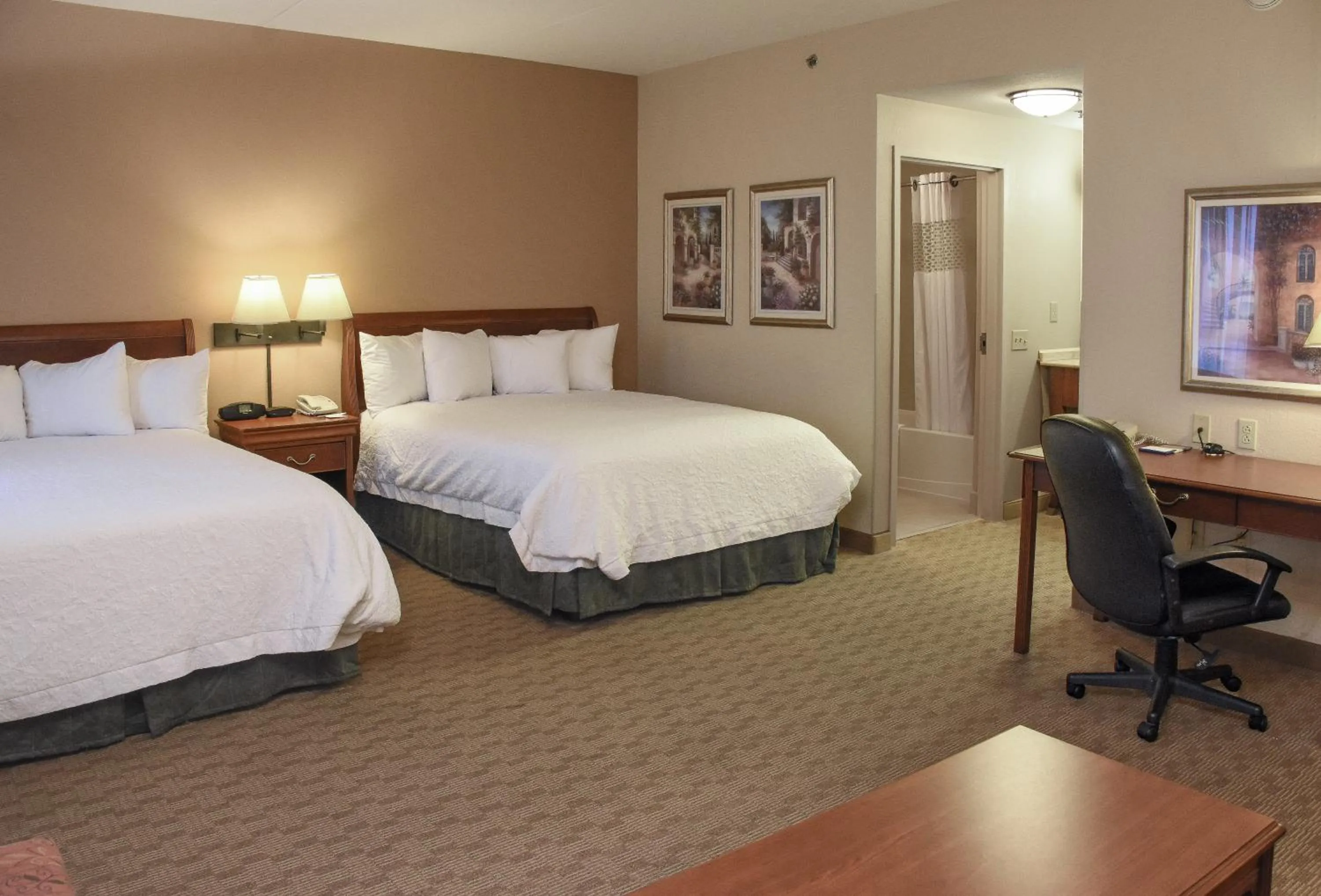 Photo of the whole room, Bed in Hampton Inn & Suites Youngstown-Canfield