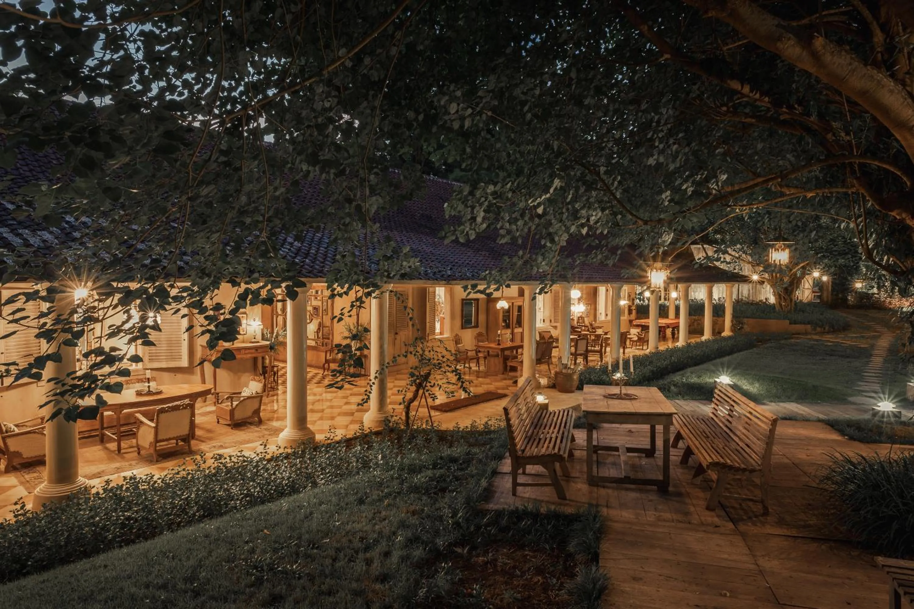 Patio in Balquisse Heritage Hotel