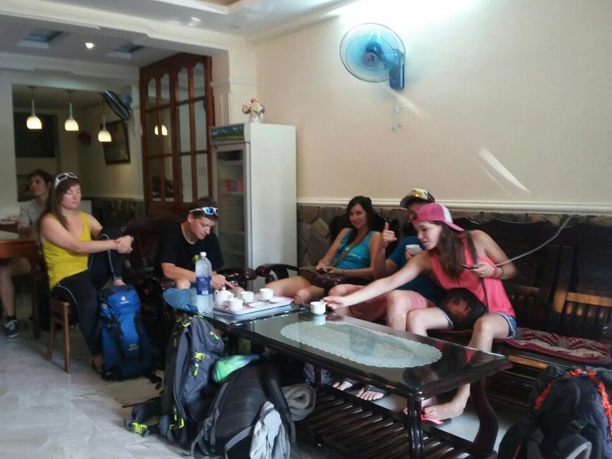 group of guests in Binh Duong 2 Hotel
