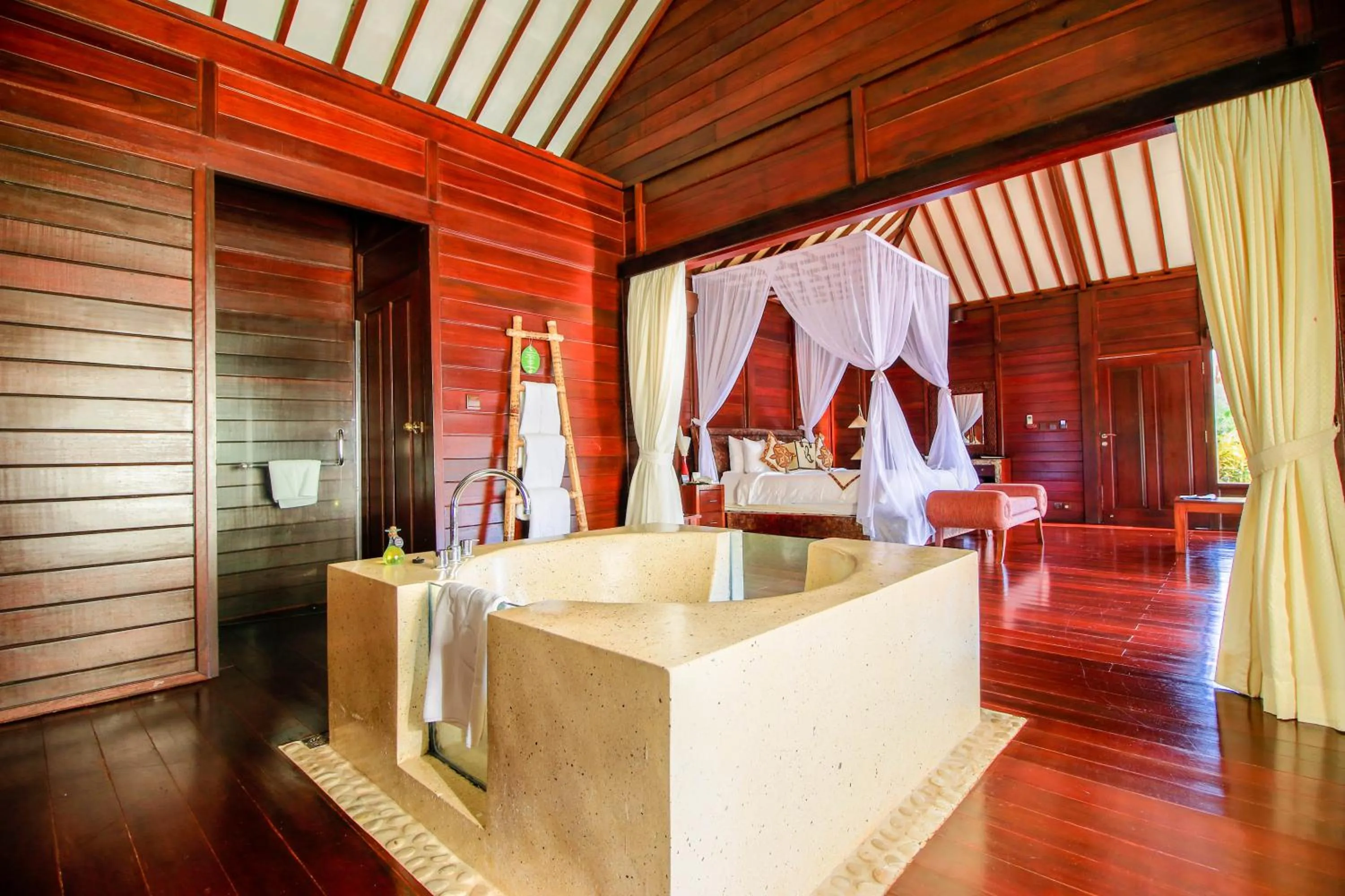Bathroom in Kupu Kupu Barong Villas and Tree Spa by L’OCCITANE