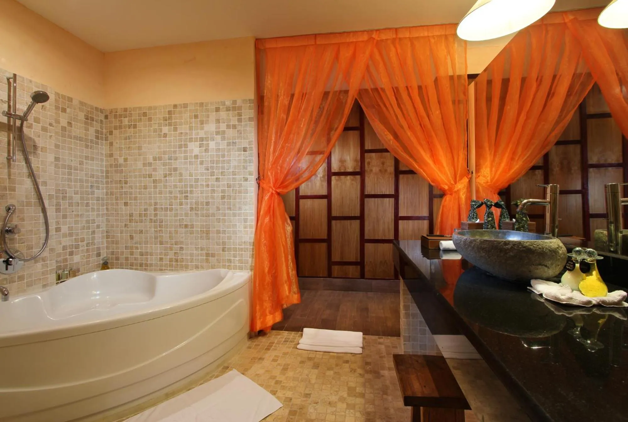 Bathroom in Kupu Kupu Barong Villas and Tree Spa by L’OCCITANE