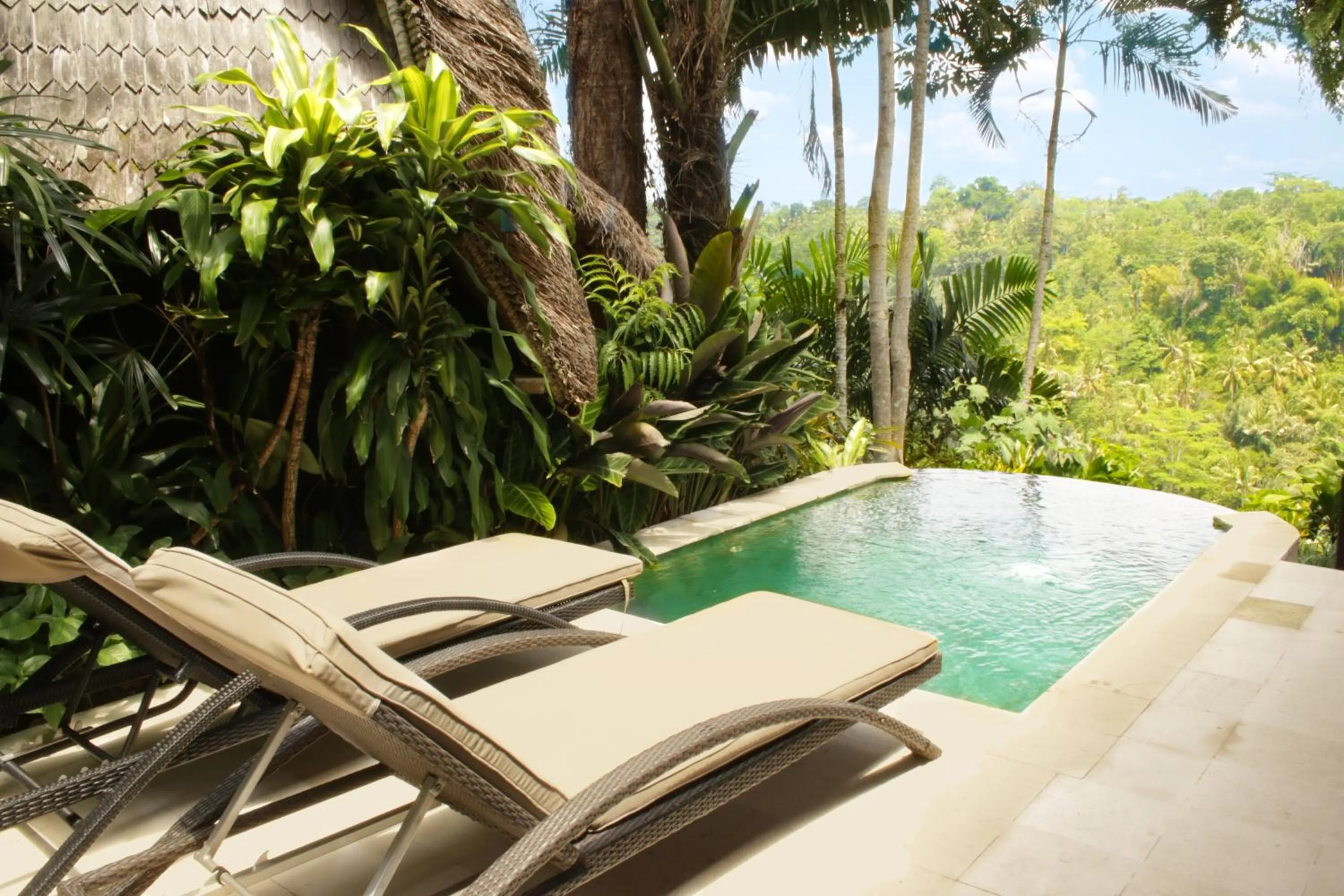 Pool view in Kupu Kupu Barong Villas and Tree Spa by L’OCCITANE