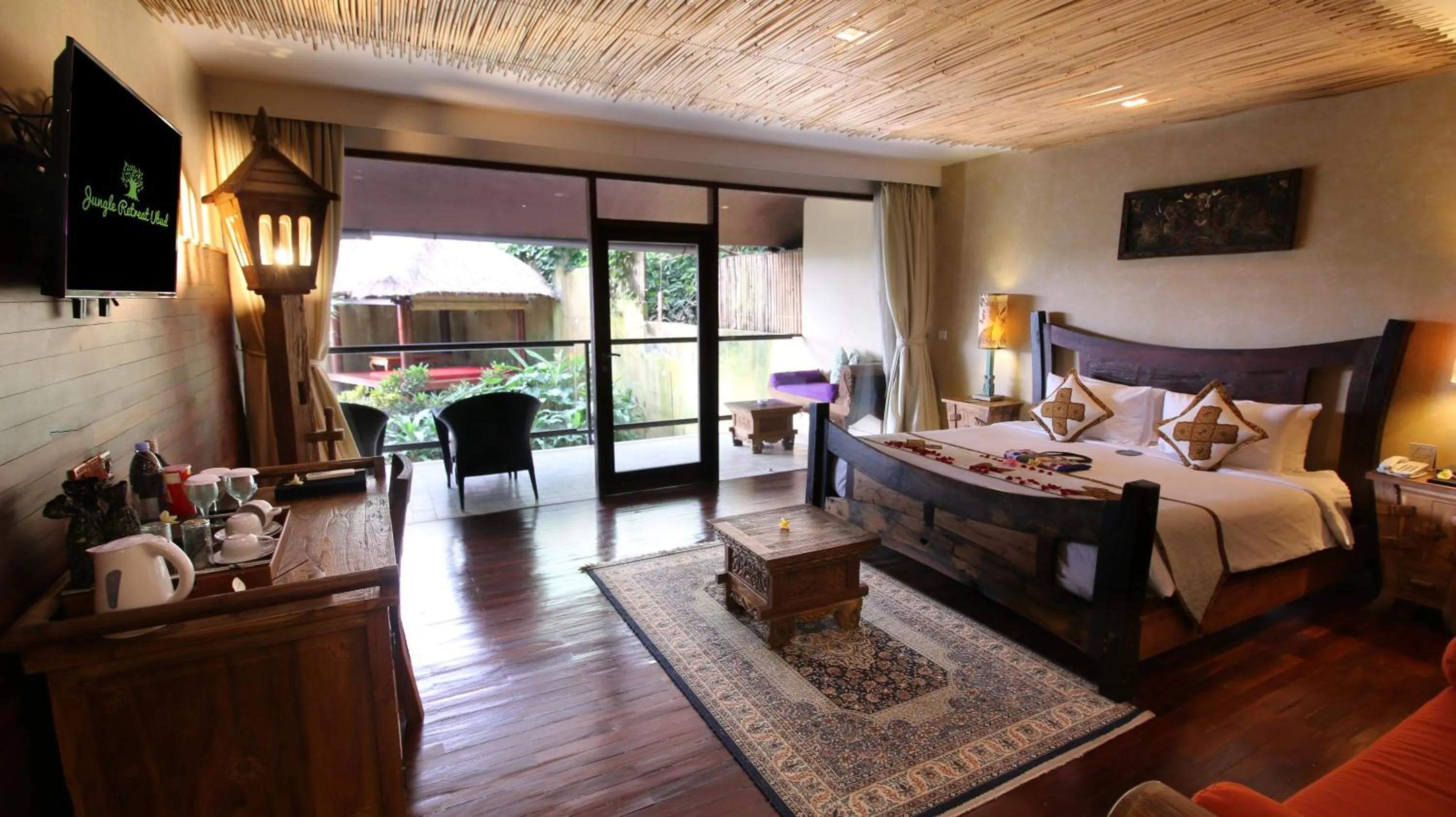 Bedroom, Bed in Kupu Kupu Barong Villas and Tree Spa by L’OCCITANE