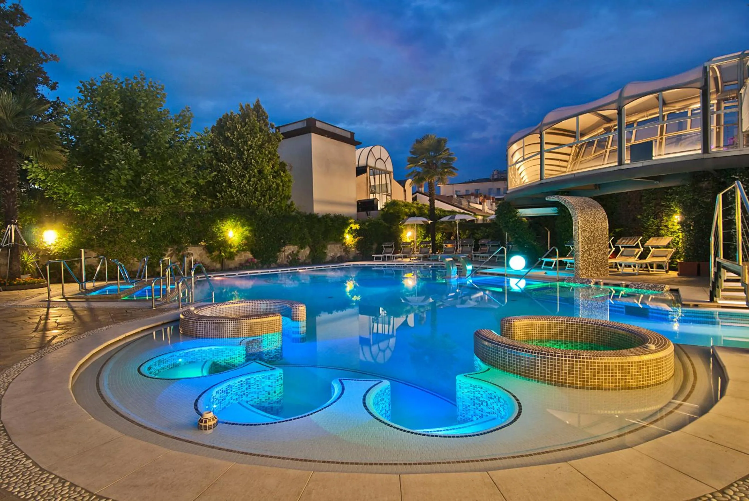 Swimming pool in Hotel Terme Formentin
