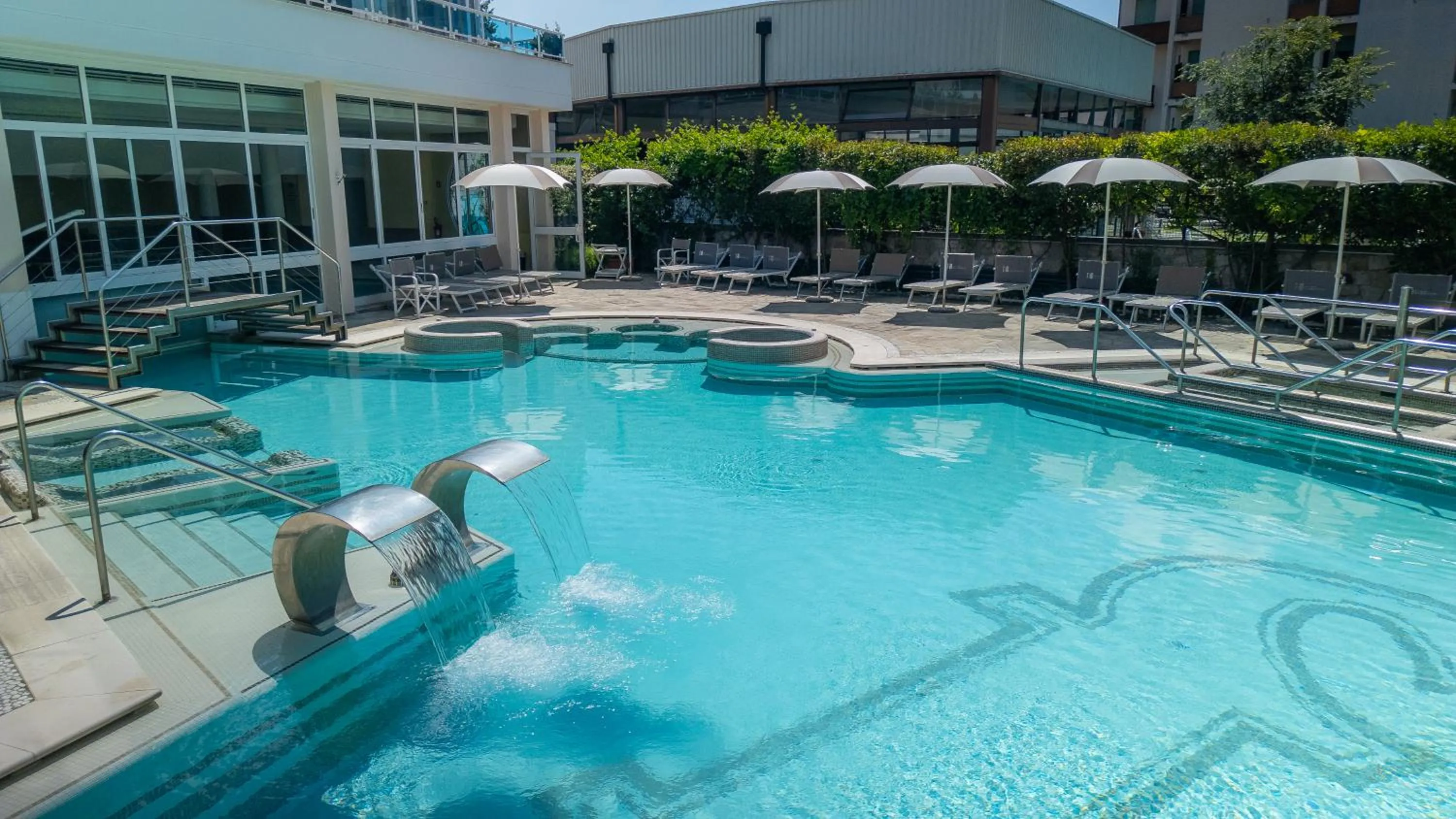 Swimming pool in Hotel Terme Formentin