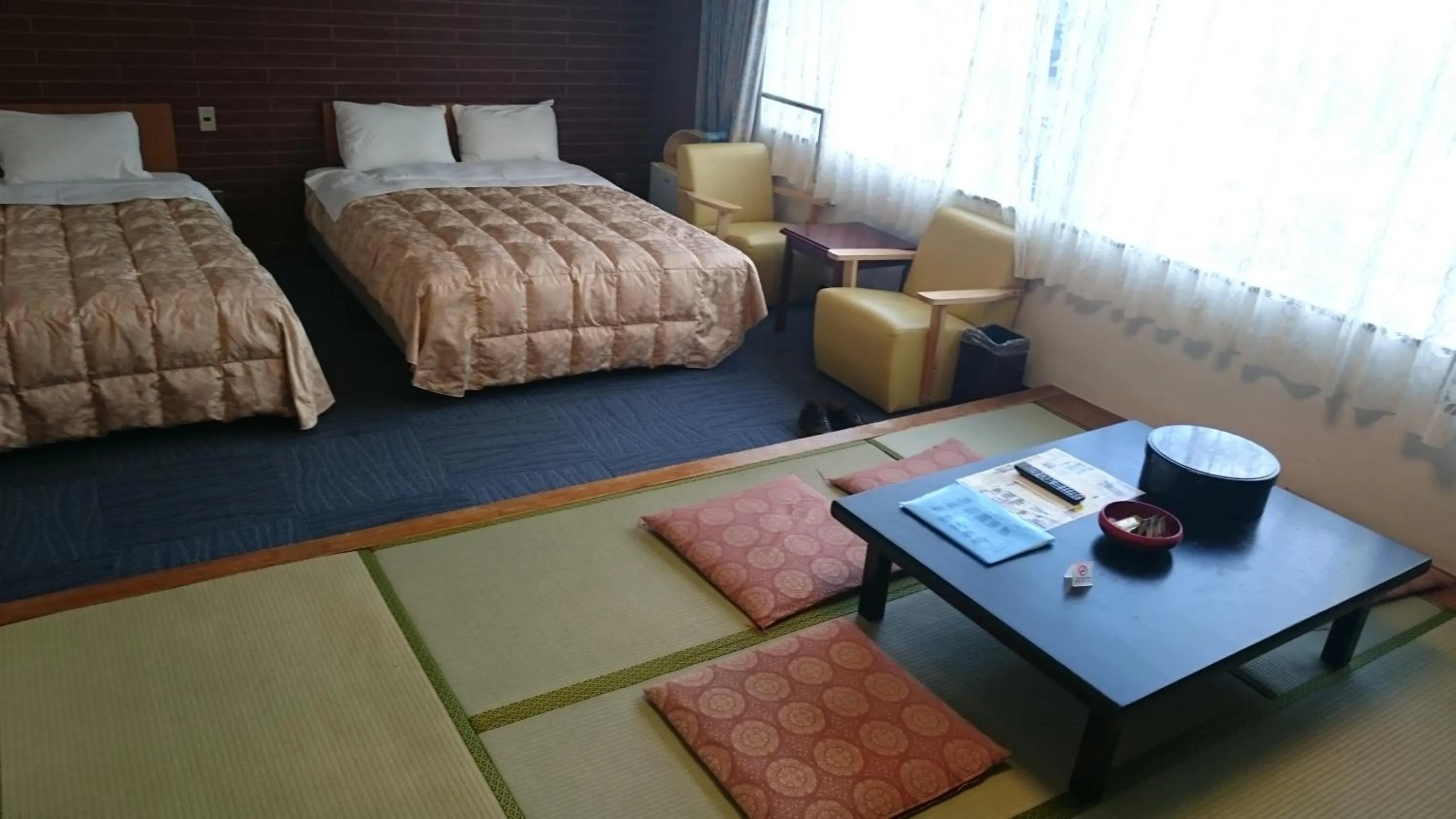 Bed in Ikaho Grand Hotel