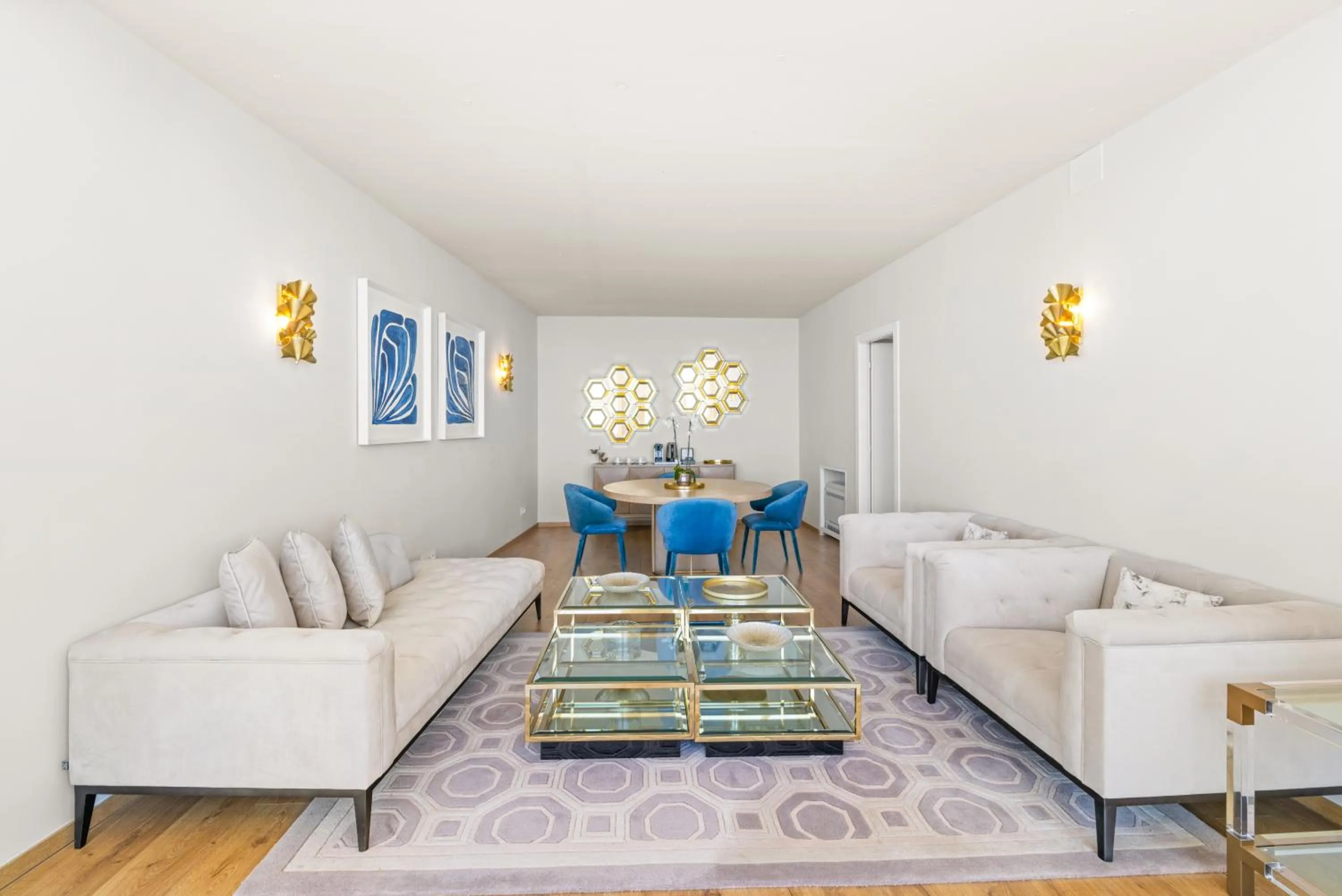 Living room in La Chèvre d'Or