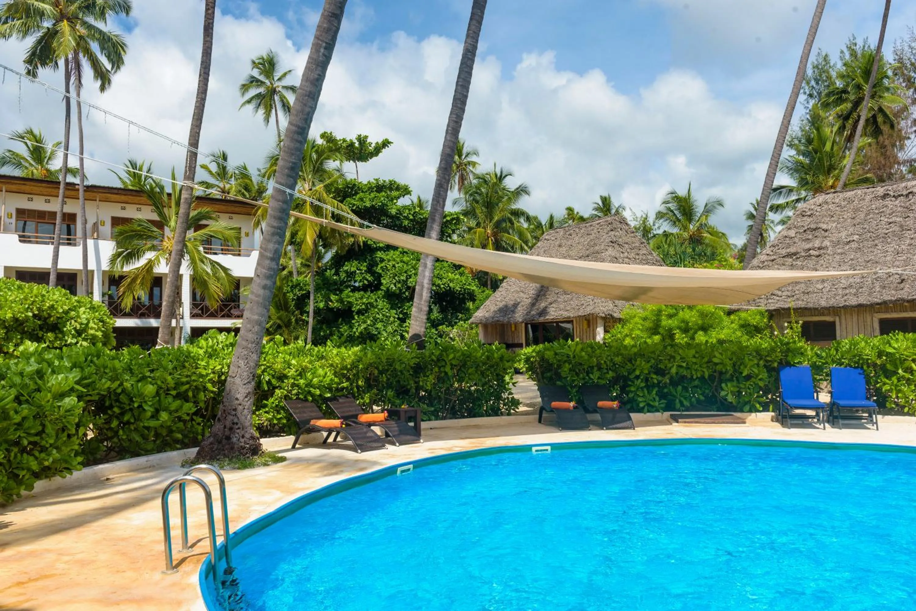 Pool view in Zanzibar Magic Boutique Hotel