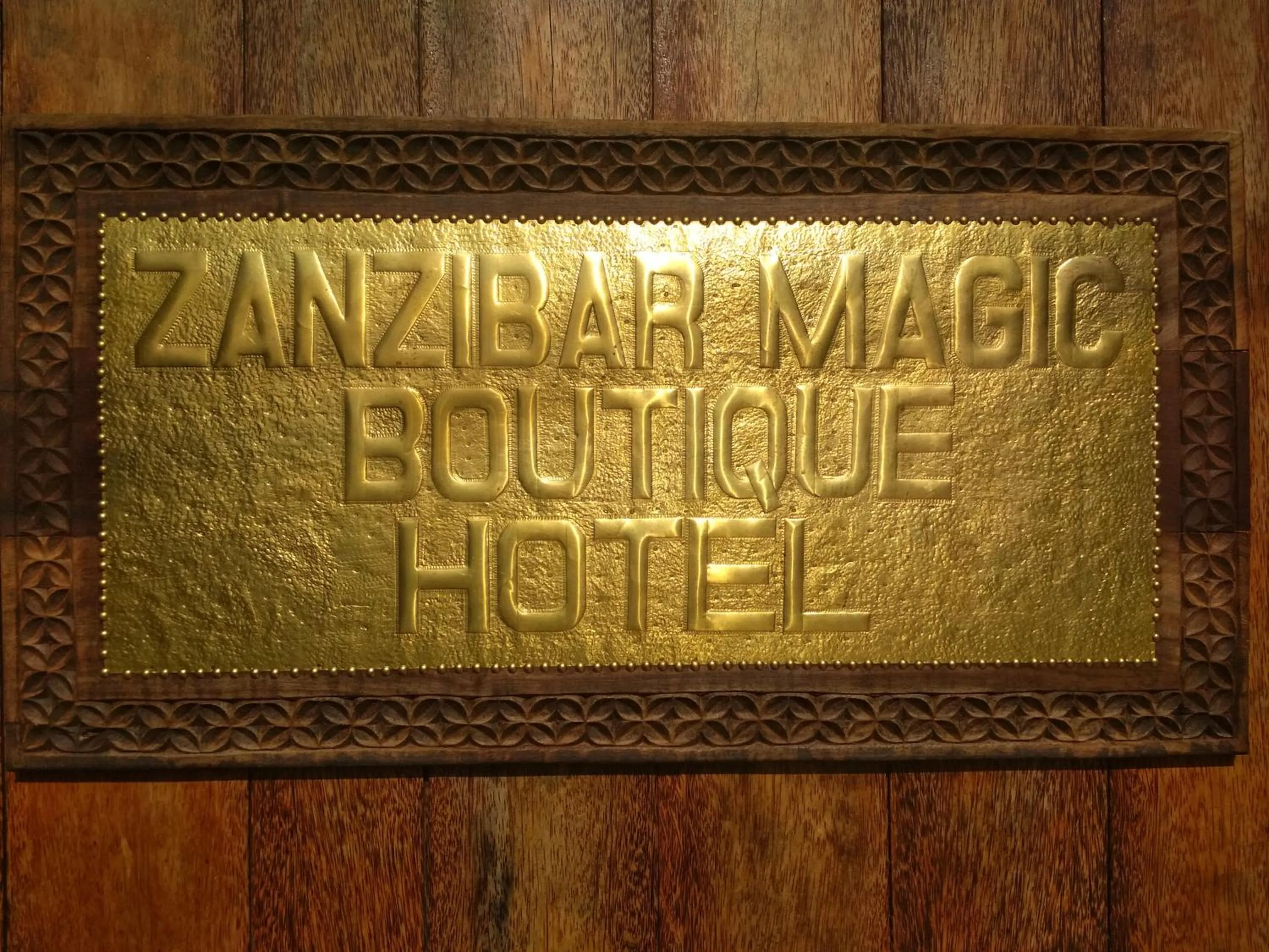 Logo/Certificate/Sign in Zanzibar Magic Boutique Hotel