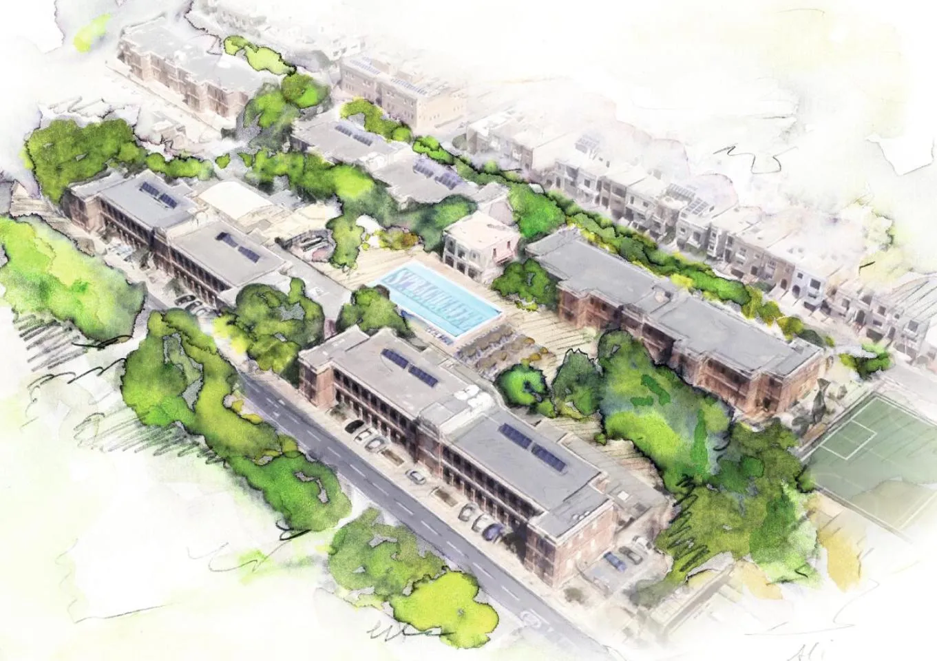 Property building in SC Club Village