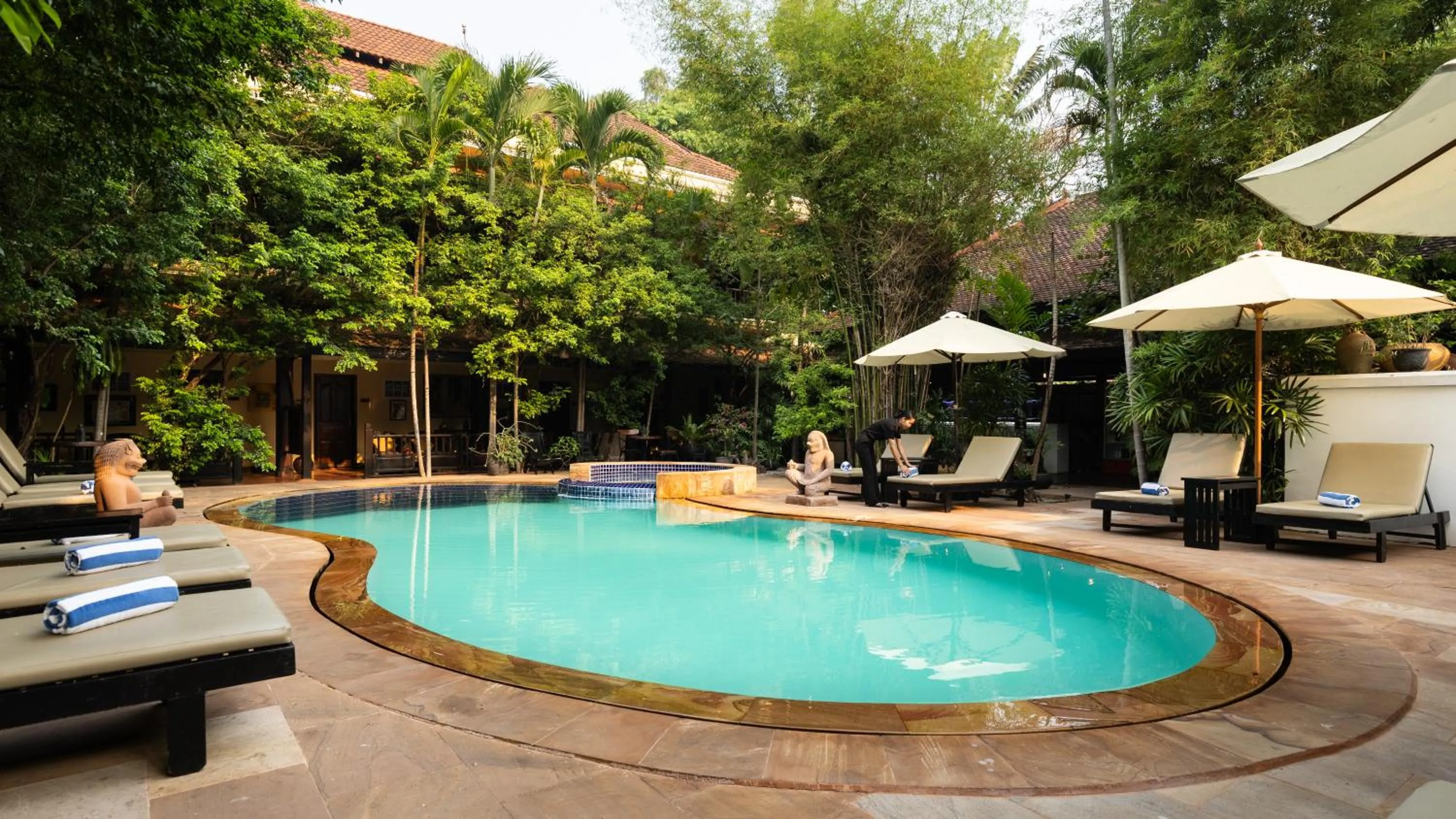 Swimming pool in Pavillon Indochine Boutique - Hotel