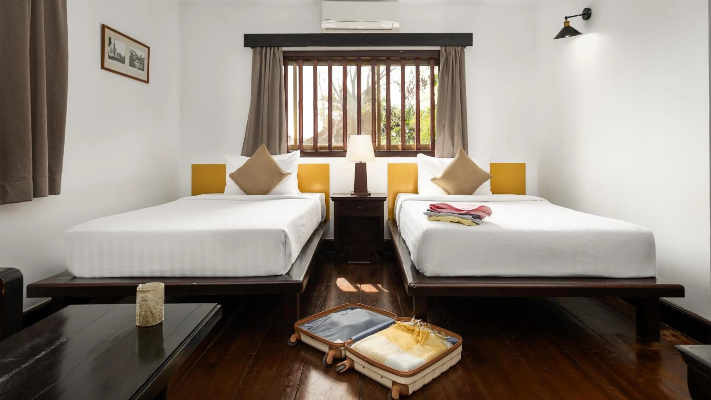 View (from property/room), Bed in Pavillon Indochine Boutique - Hotel