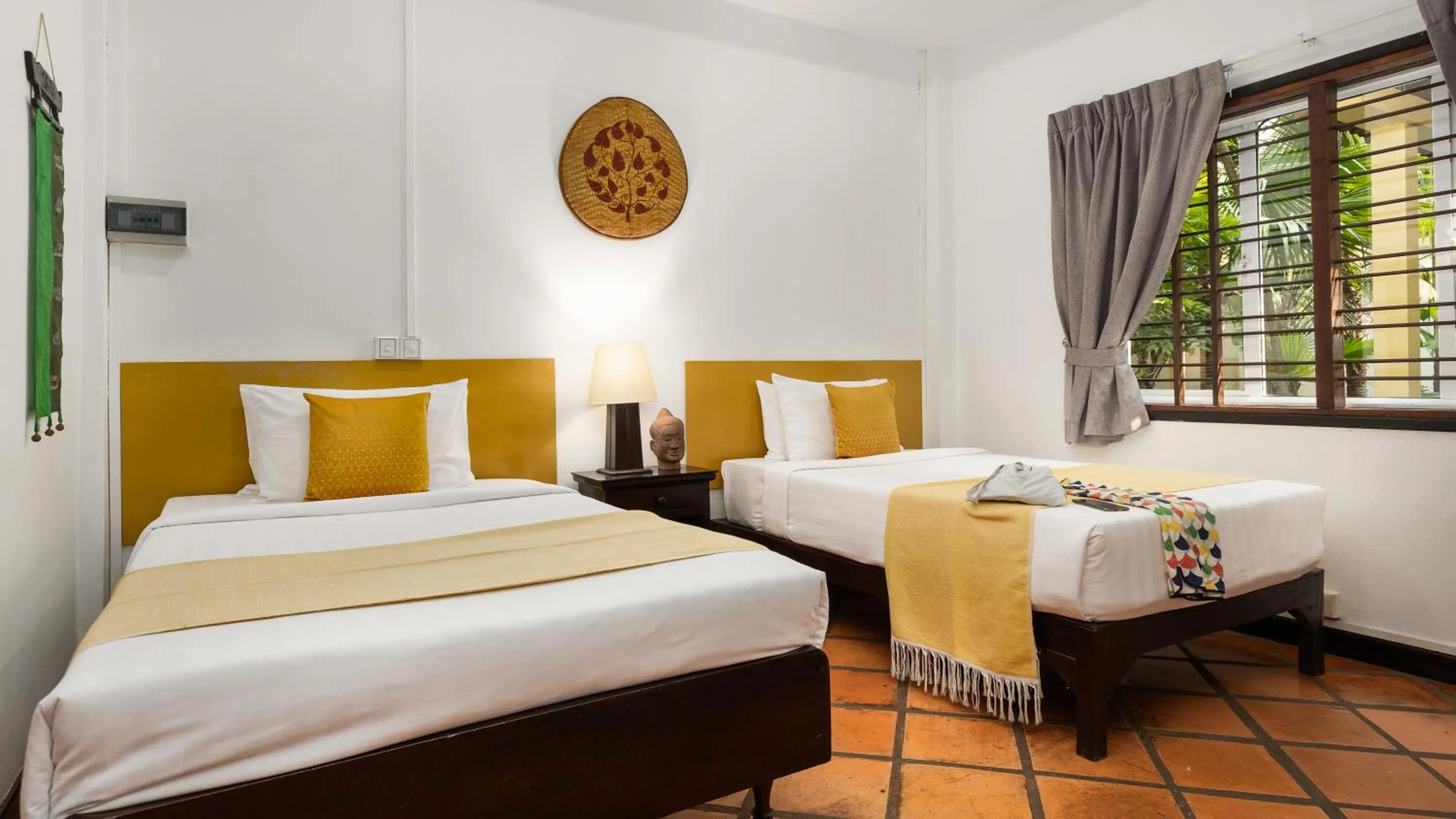 View (from property/room), Bed in Pavillon Indochine Boutique - Hotel