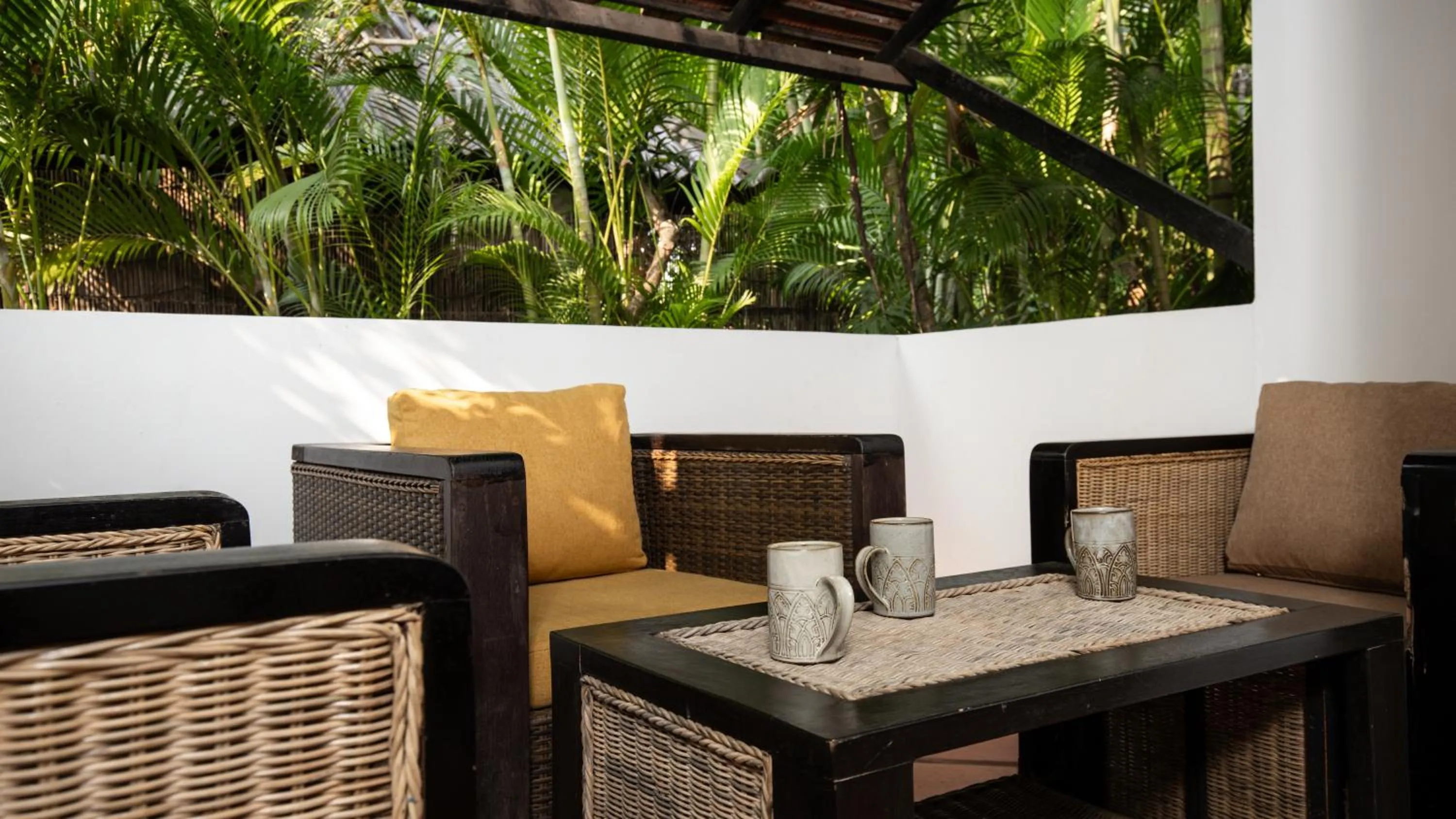 Balcony/Terrace in Pavillon Indochine Boutique - Hotel