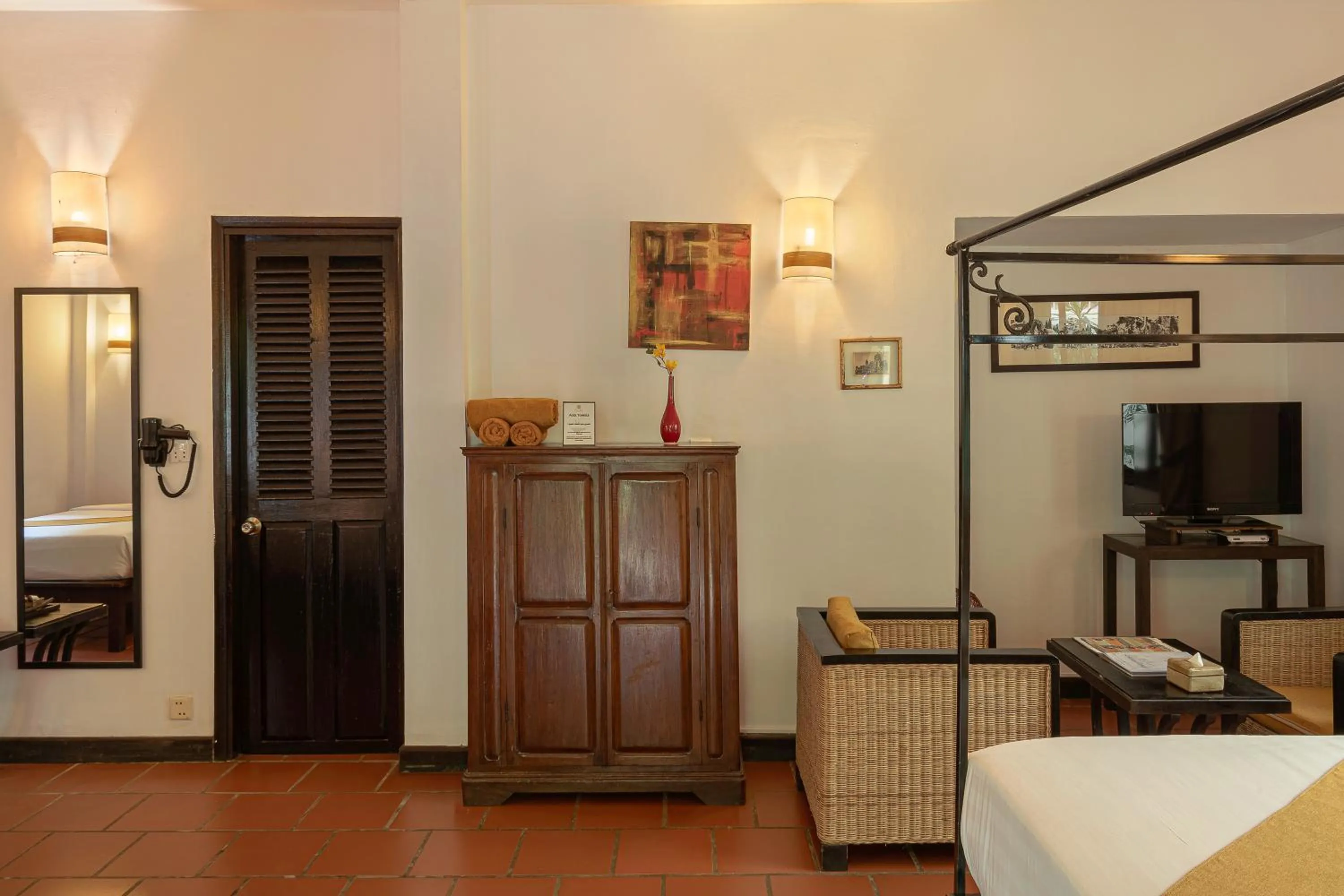 Bed in Pavillon Indochine Boutique - Hotel